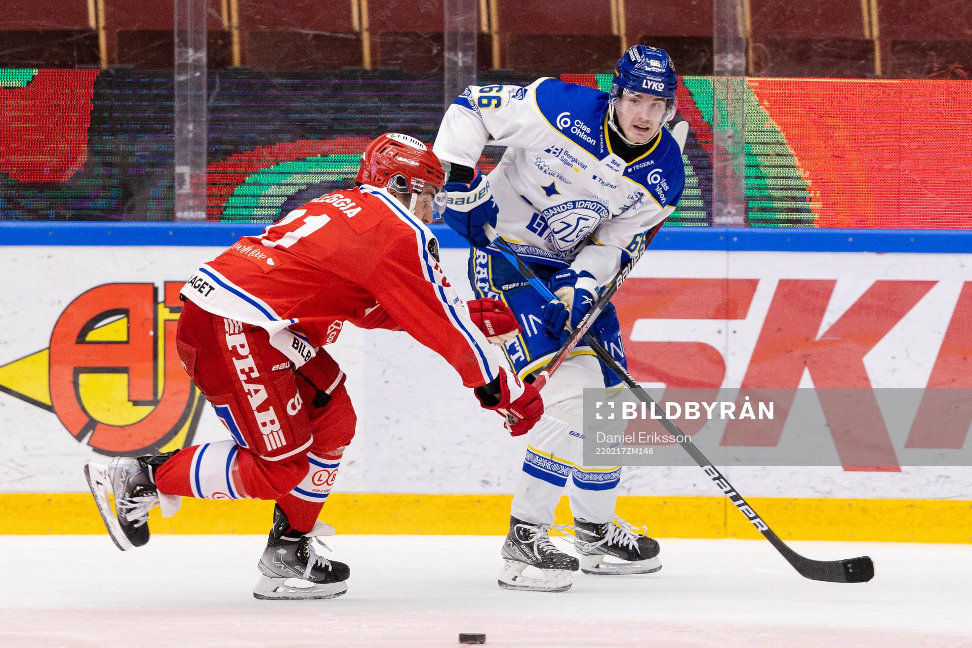 Timrås Joey LaLeggia och Leksands Nils Åman