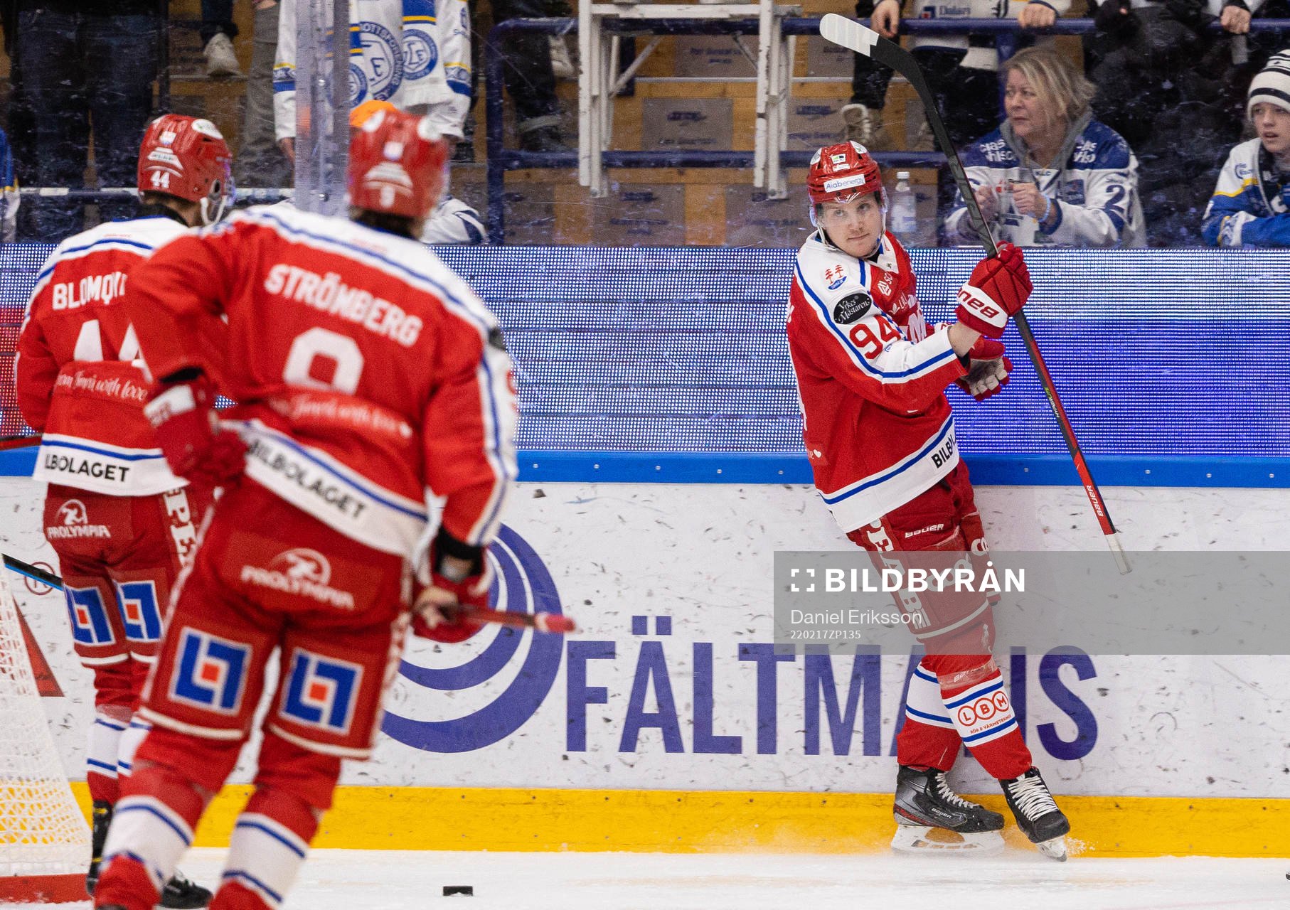Timrås Sebastian Hartmann jublar