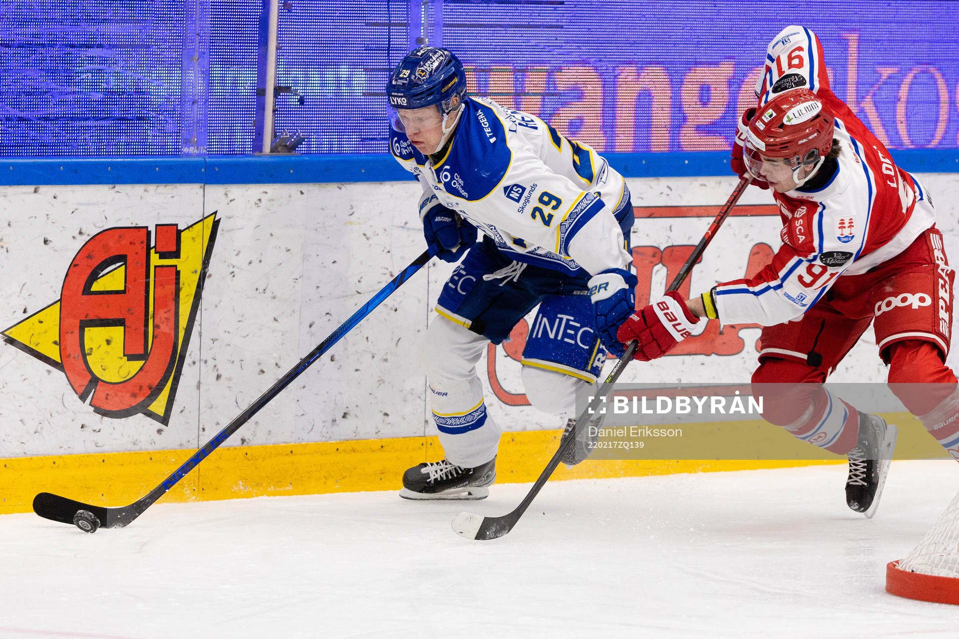 Leksands Emil Heineman och Timrås Viktor Lodin