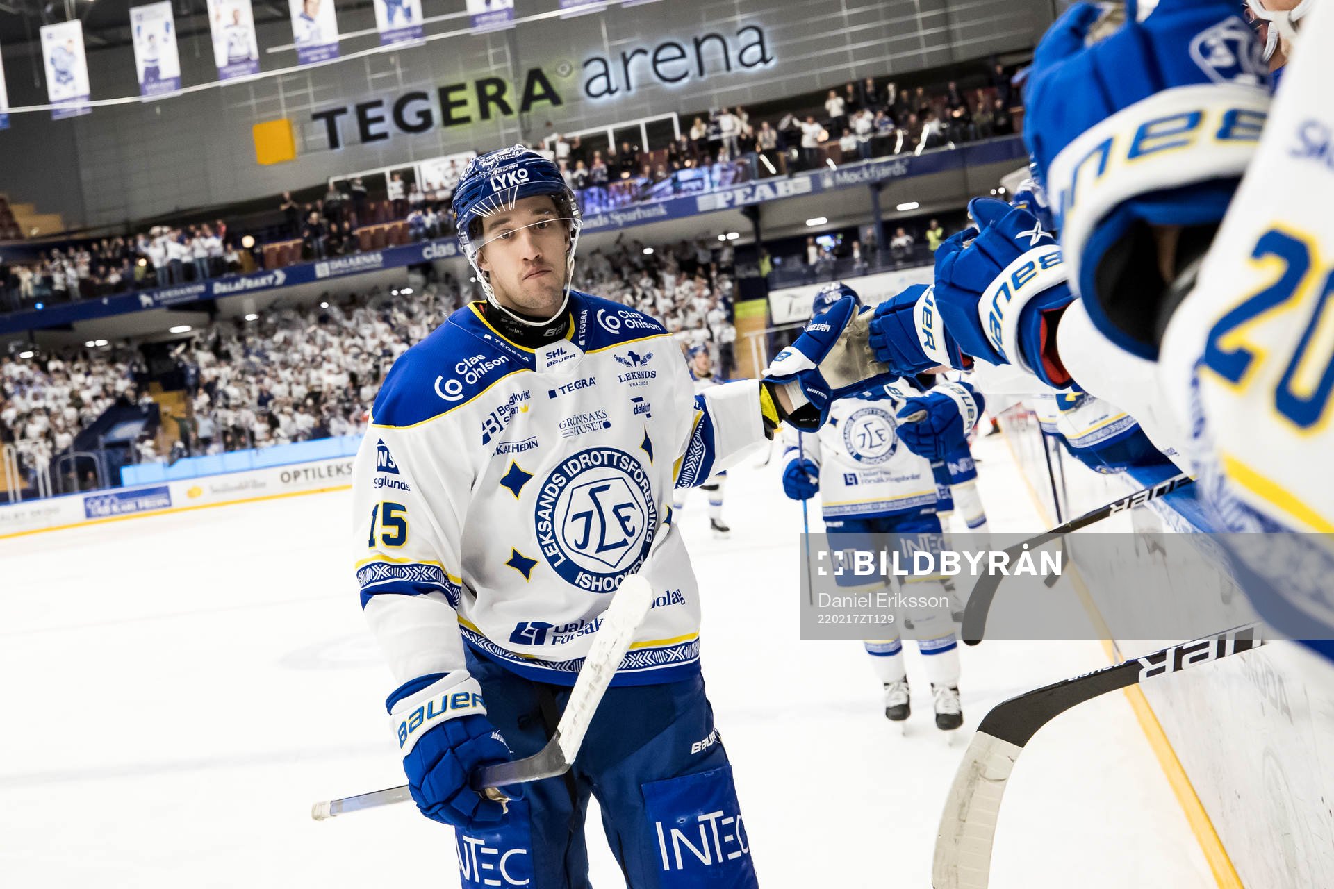 Leksands Max Veronneau jubel