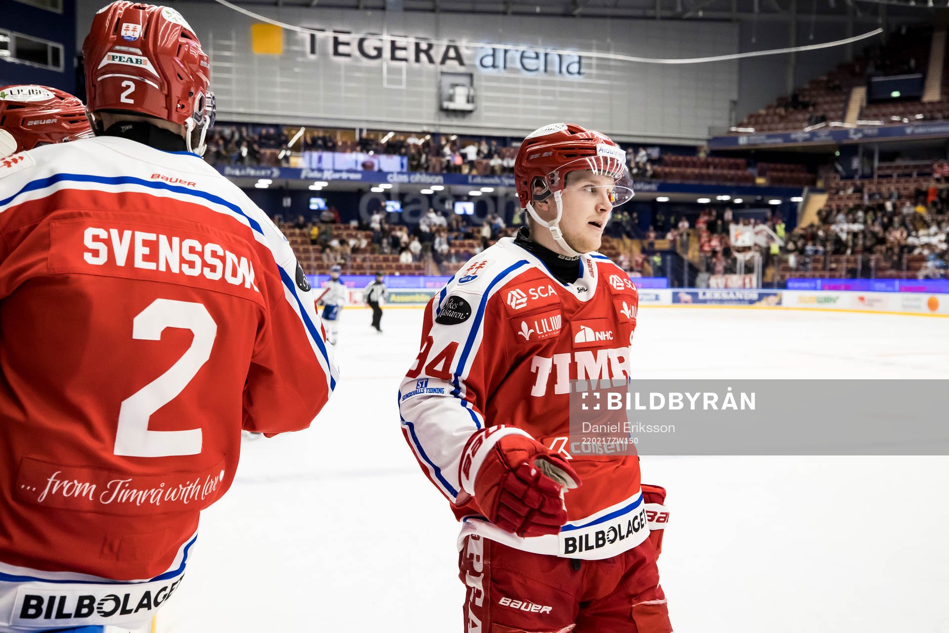Timrås Sebastian Hartmann jublar