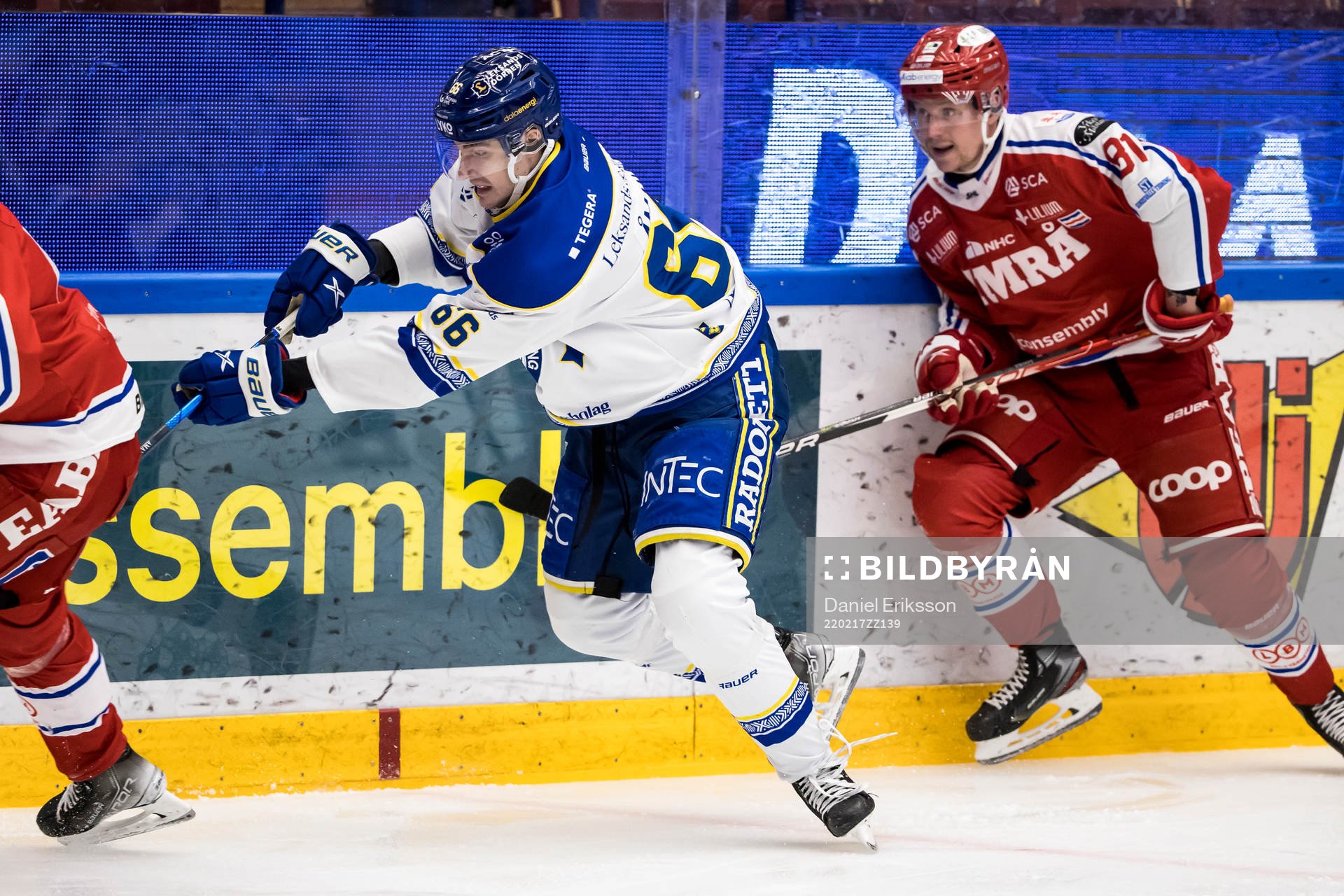 Leksands Nils Åman och Timrås Viktor Lodin