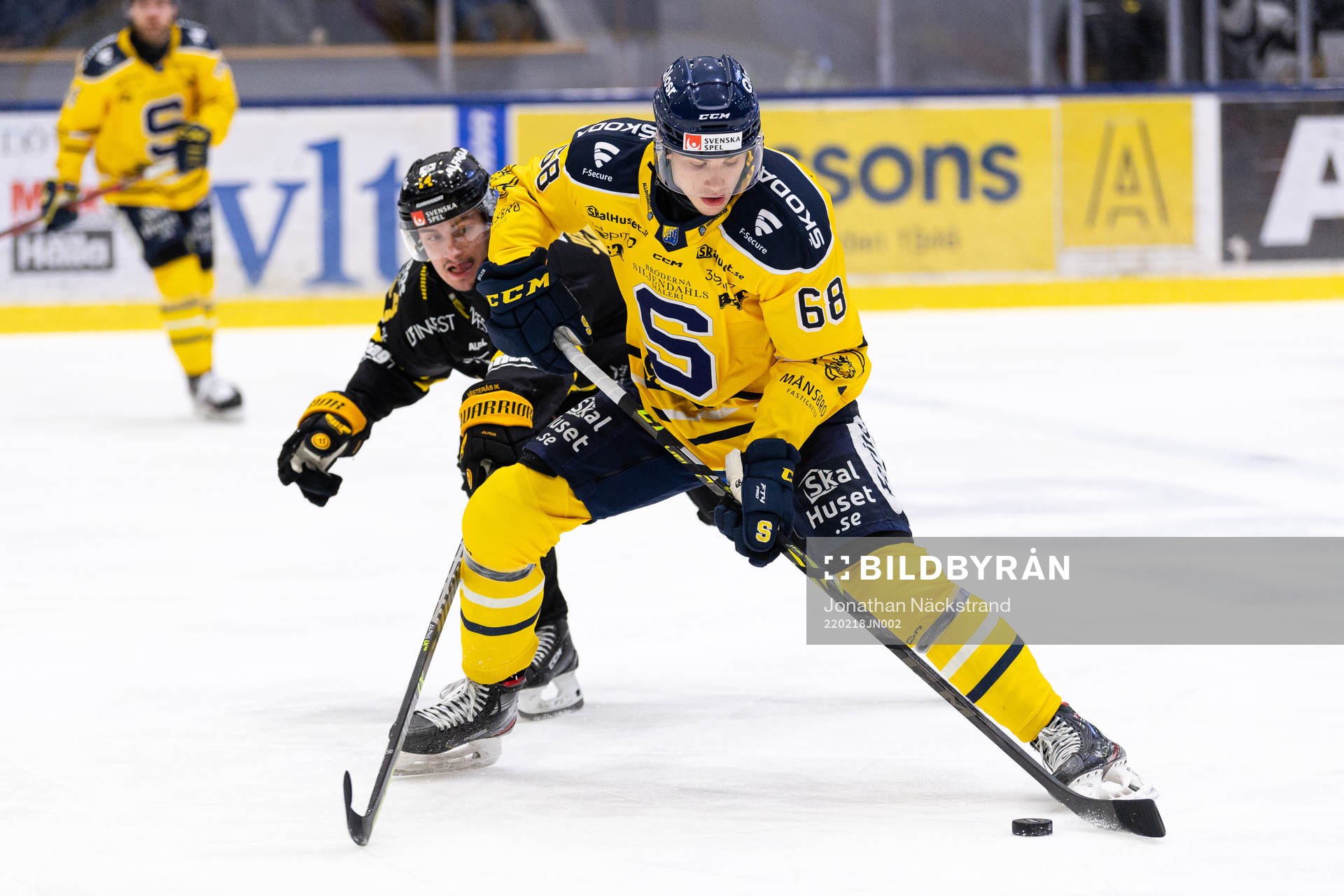 Södertäljes Joseph Berger och Västerås Jesper Johansson