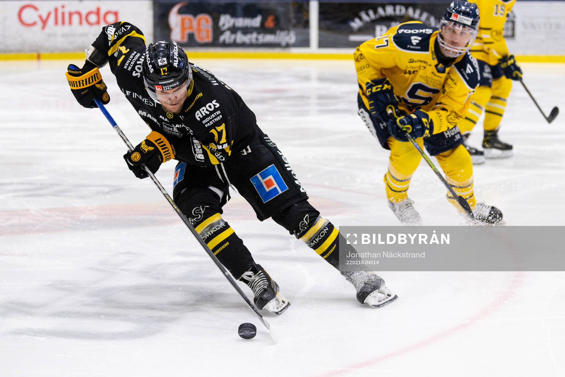 Västerås William Wikman och Södertäljes Jonatan Harju