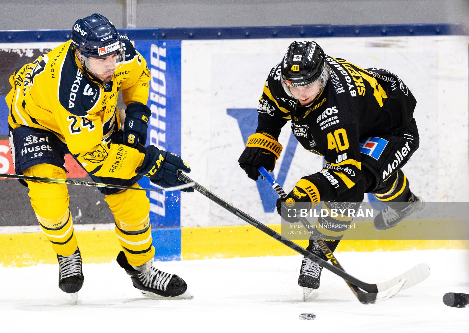 Södertäljes Jacob Dahlström och Västerås Isak Skedung