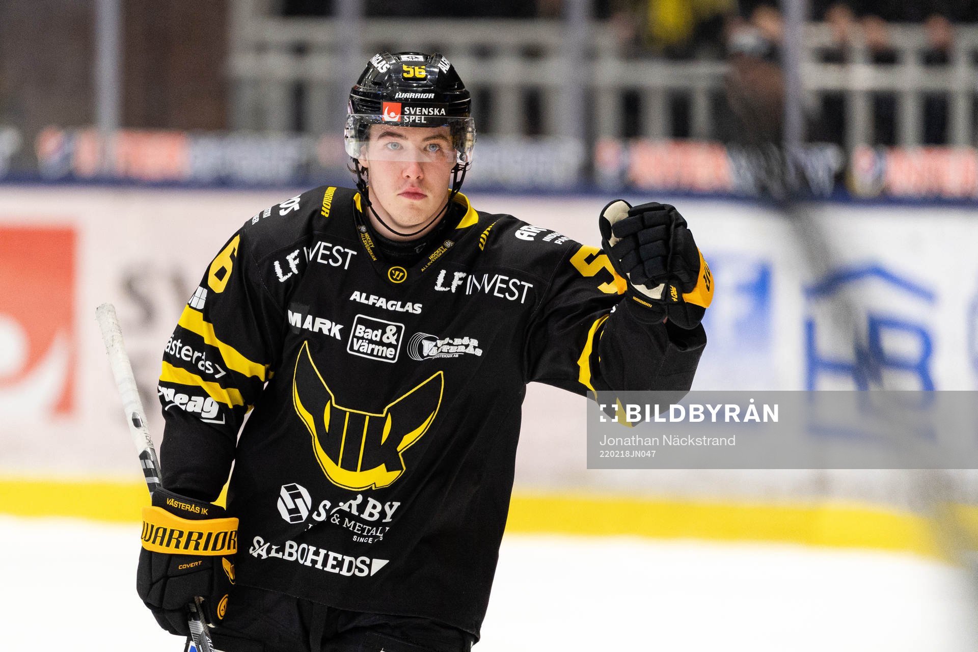 Västerås Alexander Lunsjö jublar