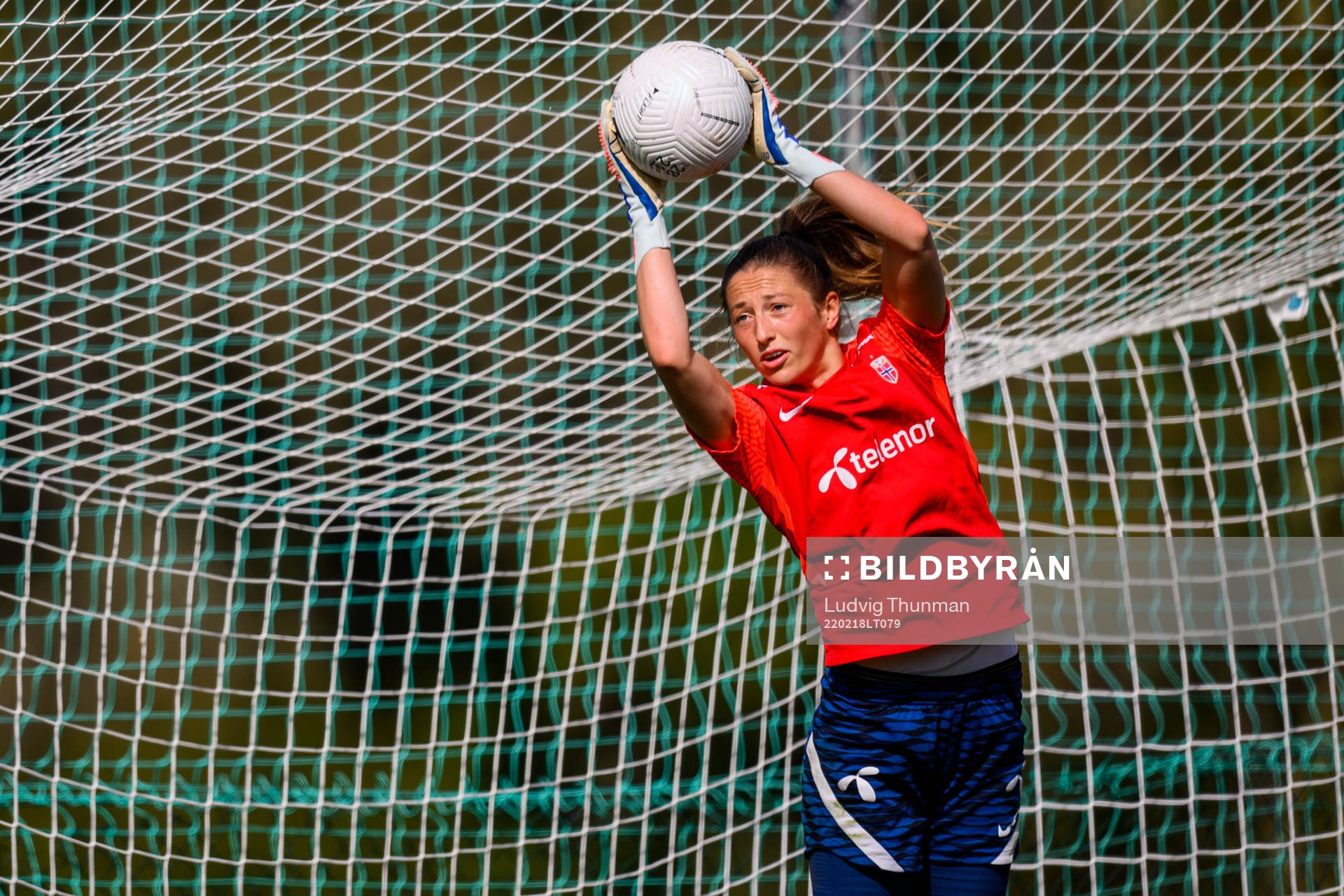 Goalkeeper Cecilie Hauståker Fiskerstrand