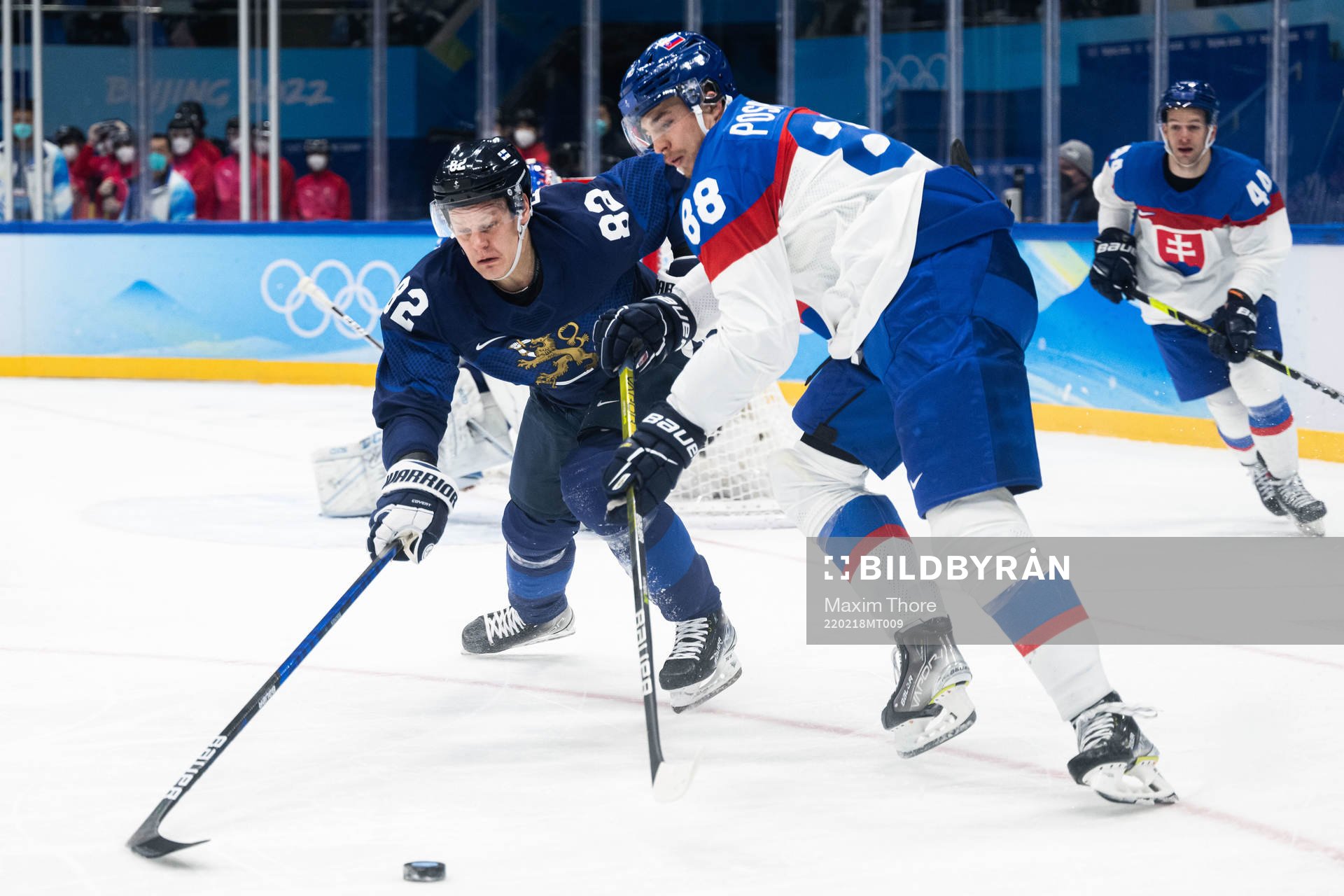 Harri Pesonen of Finland in the men’s ice hockey