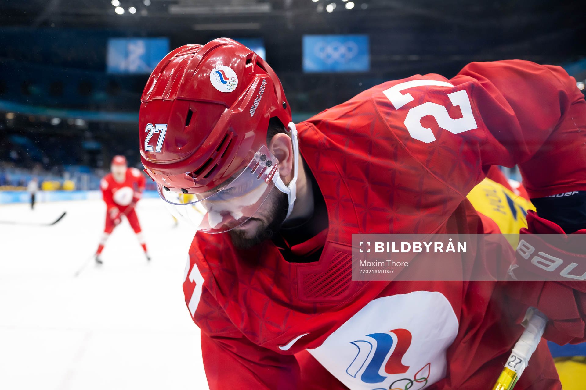 Vyacheslav Voynov of Russia in the men’s ice hockey