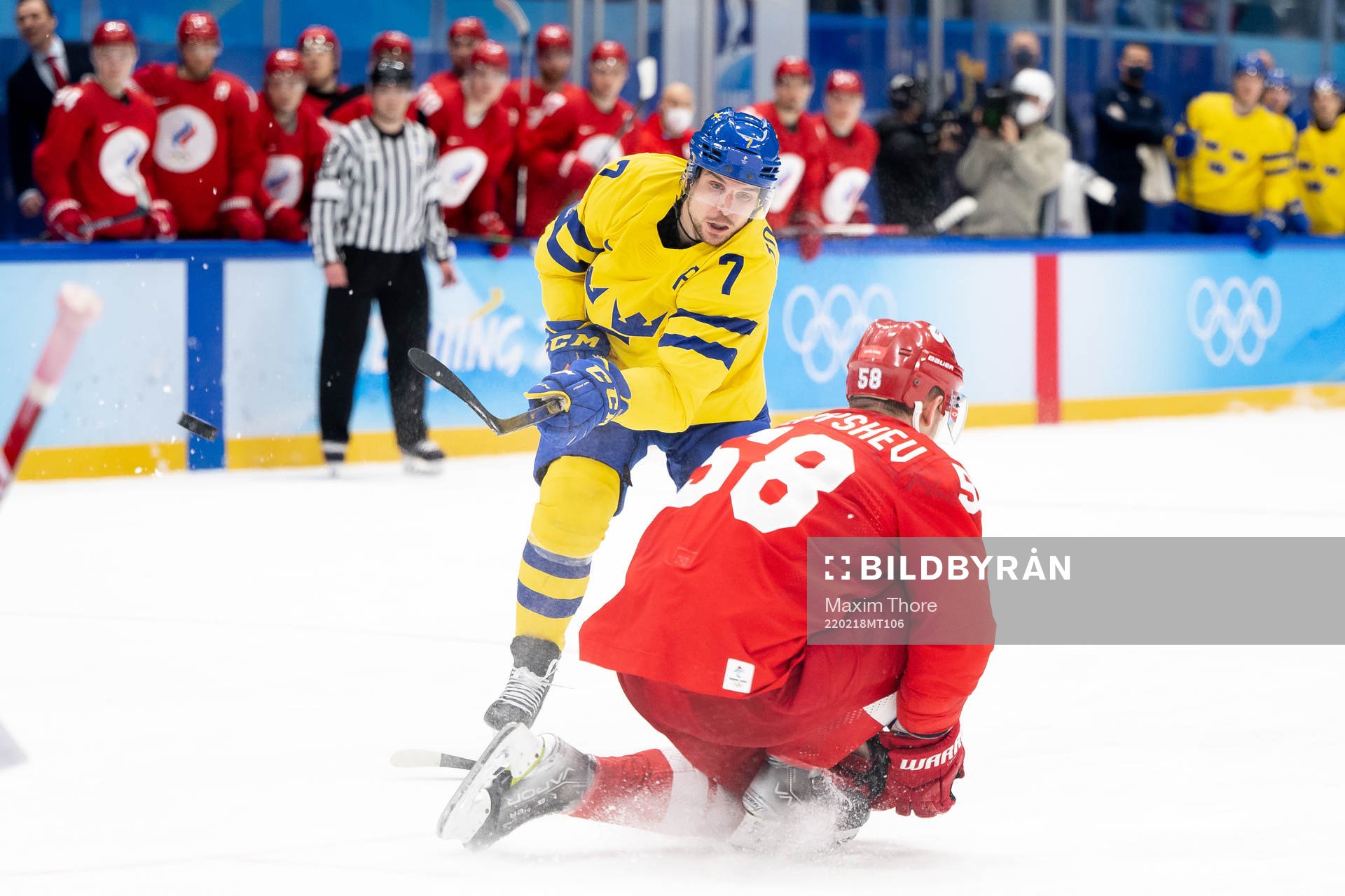 Henrik Tömmernes of Sweden and Anton Slepyshev of Russia