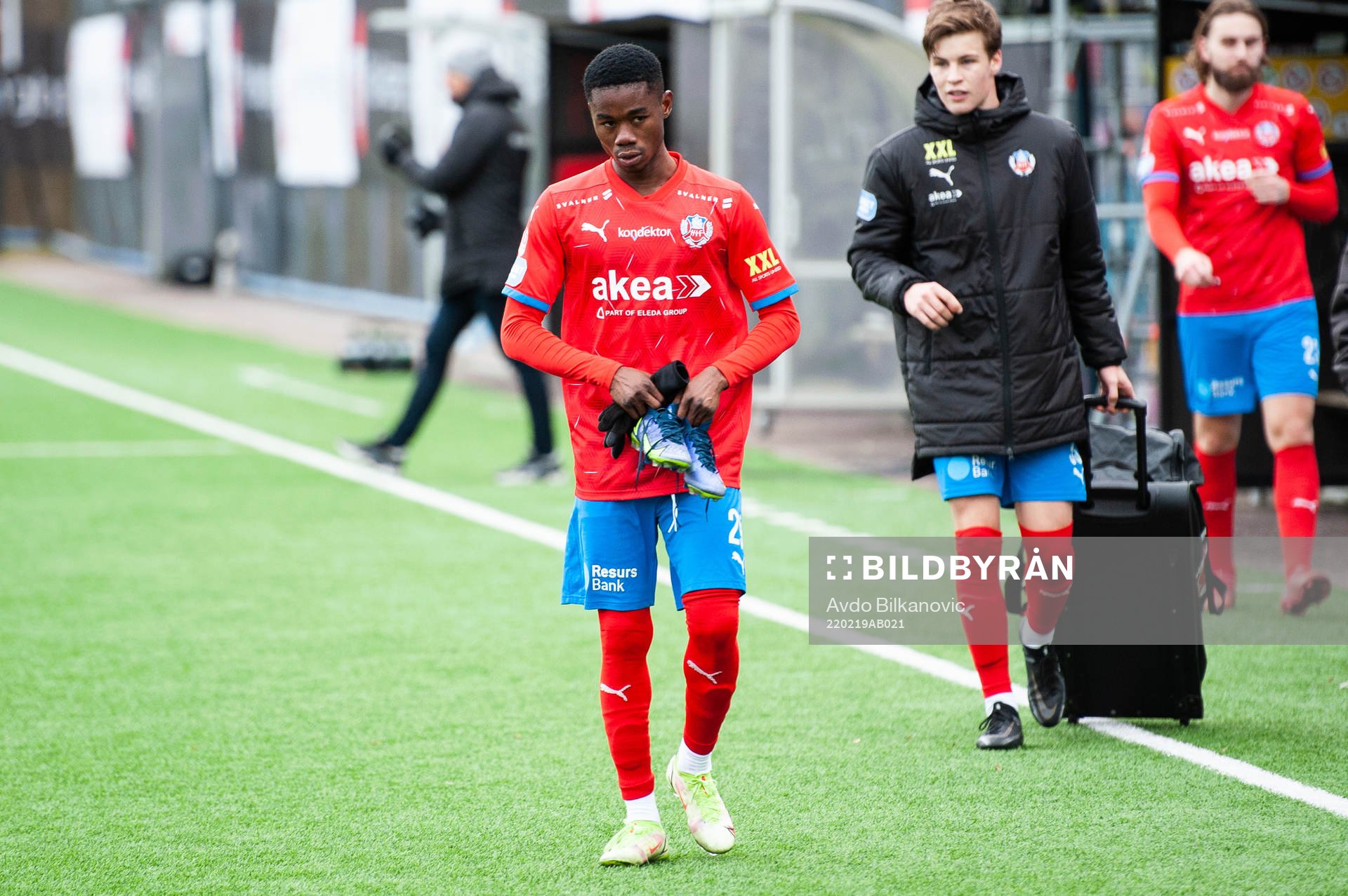 Helsingborgs Joseph Amoako deppar