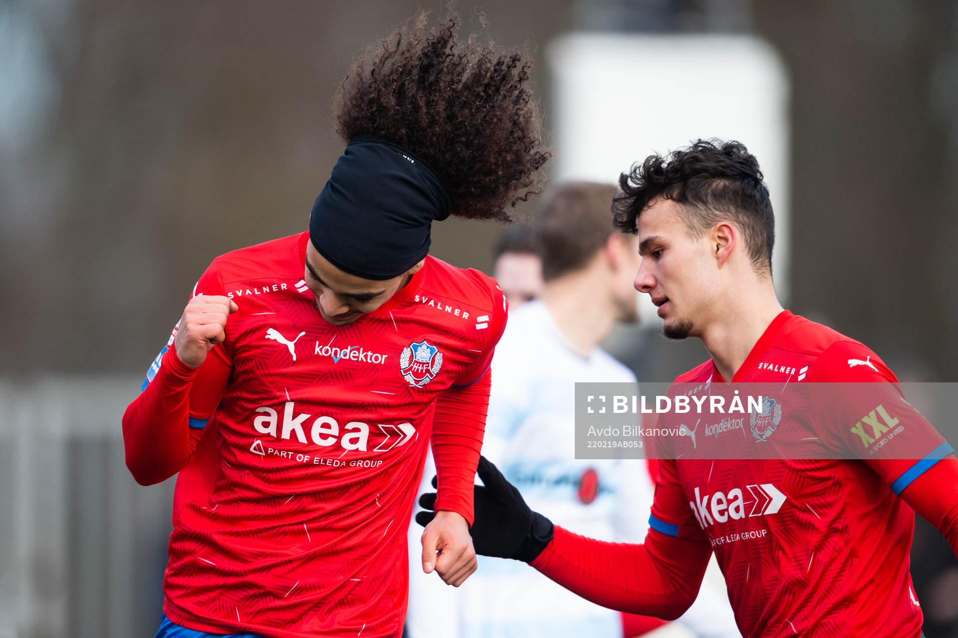Helsingborgs Adam Kaied jublar