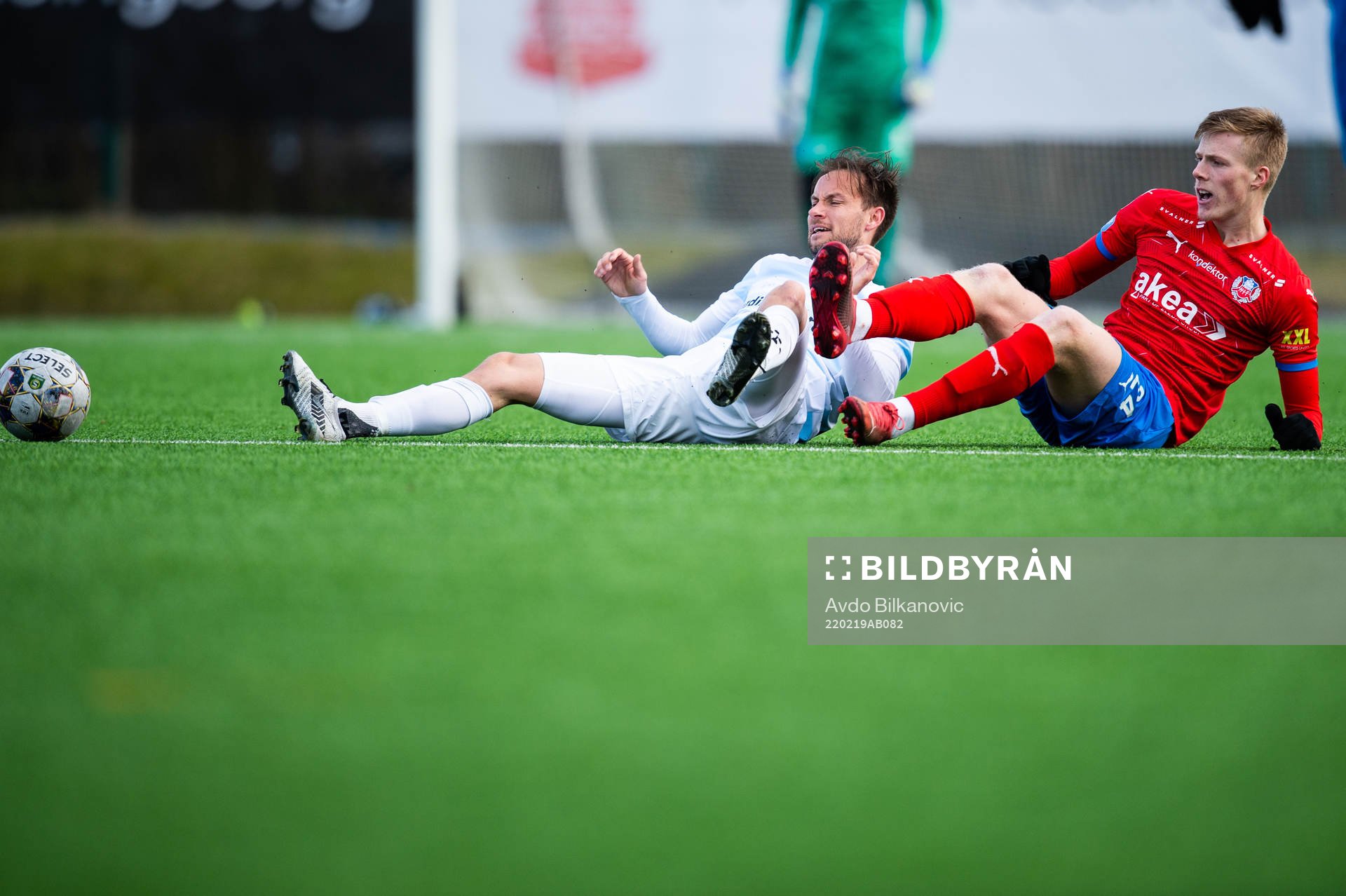 Helsingborgs Emil Hellman och Helsingørs Jacob Schoop