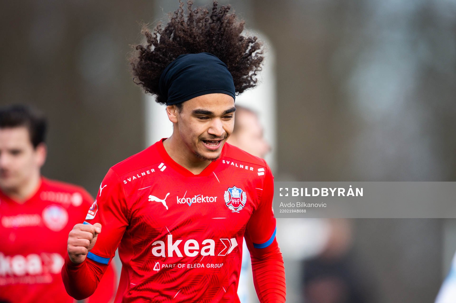 Helsingborgs Adam Kaied jublar