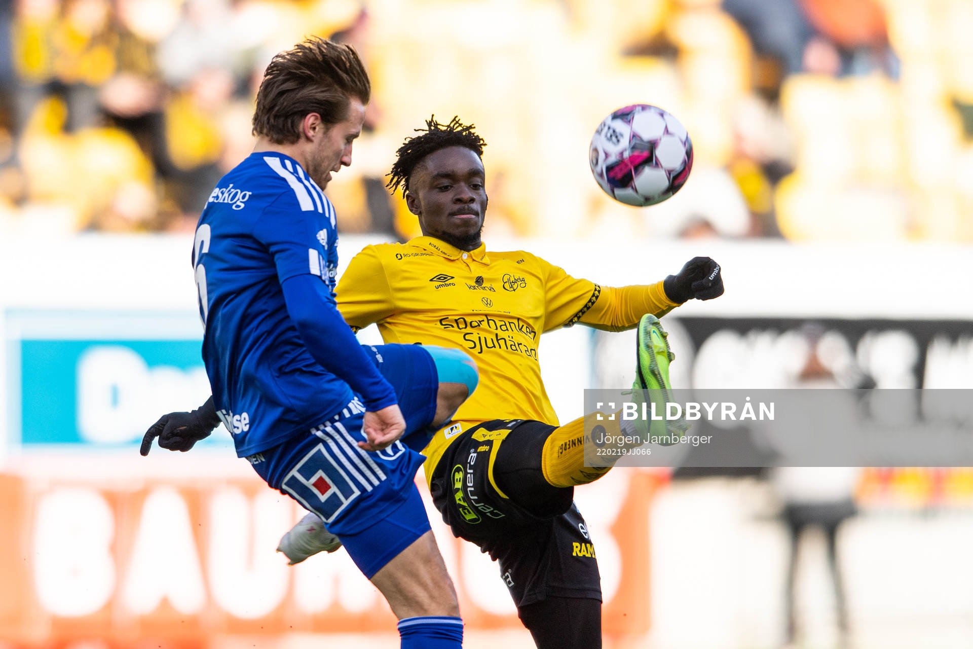 Sundsvalls Daniel Stensson och Elfsborgs Emmanuel Boateng