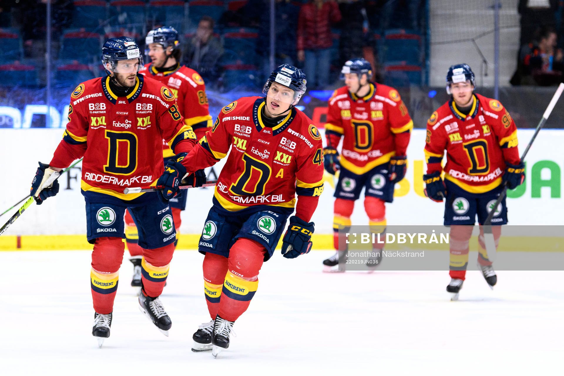 Djurgårdens Rhett Rakhshani jublar