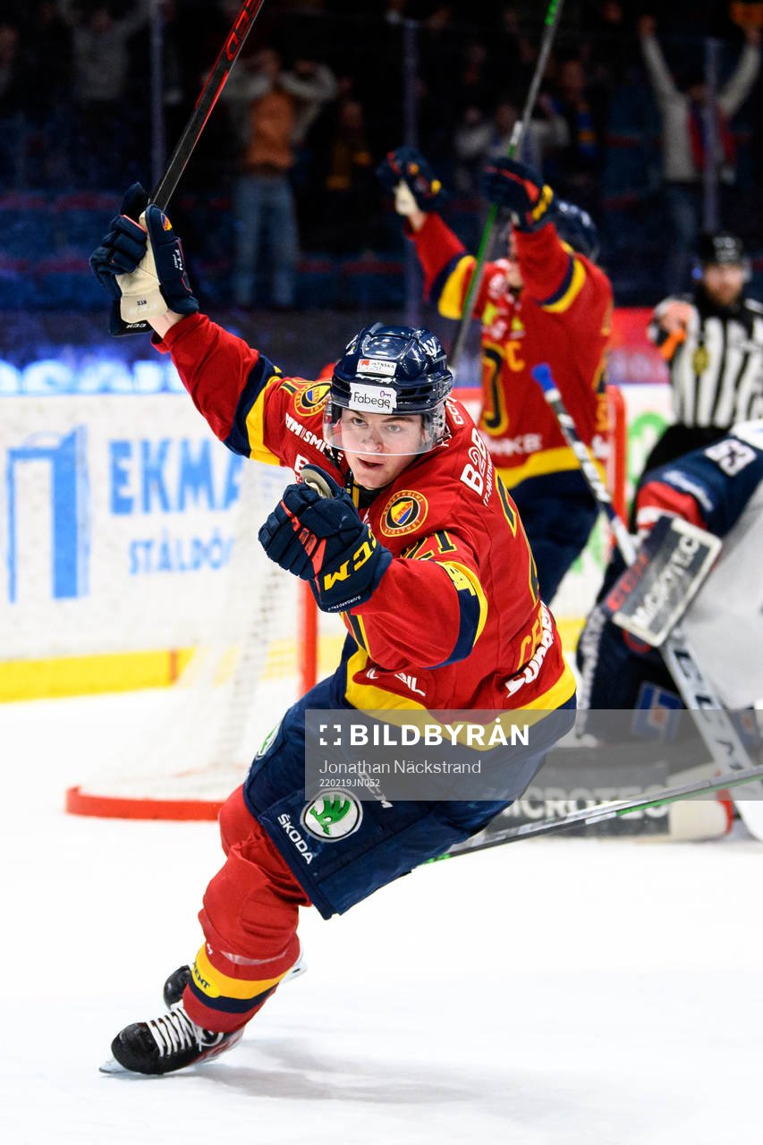 Djurgårdens Filip Cederqvist jublar