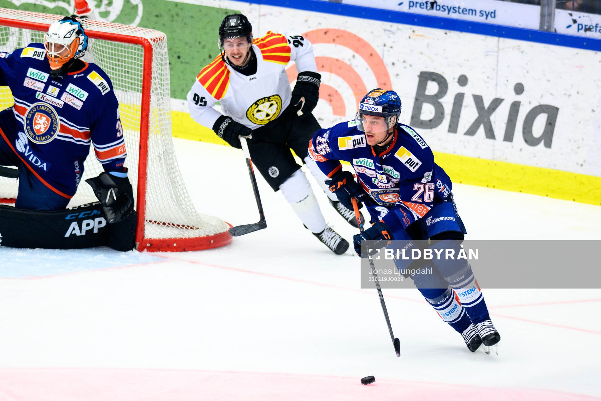 Brynäs Nick Olesen och Växjös Joel Kellman