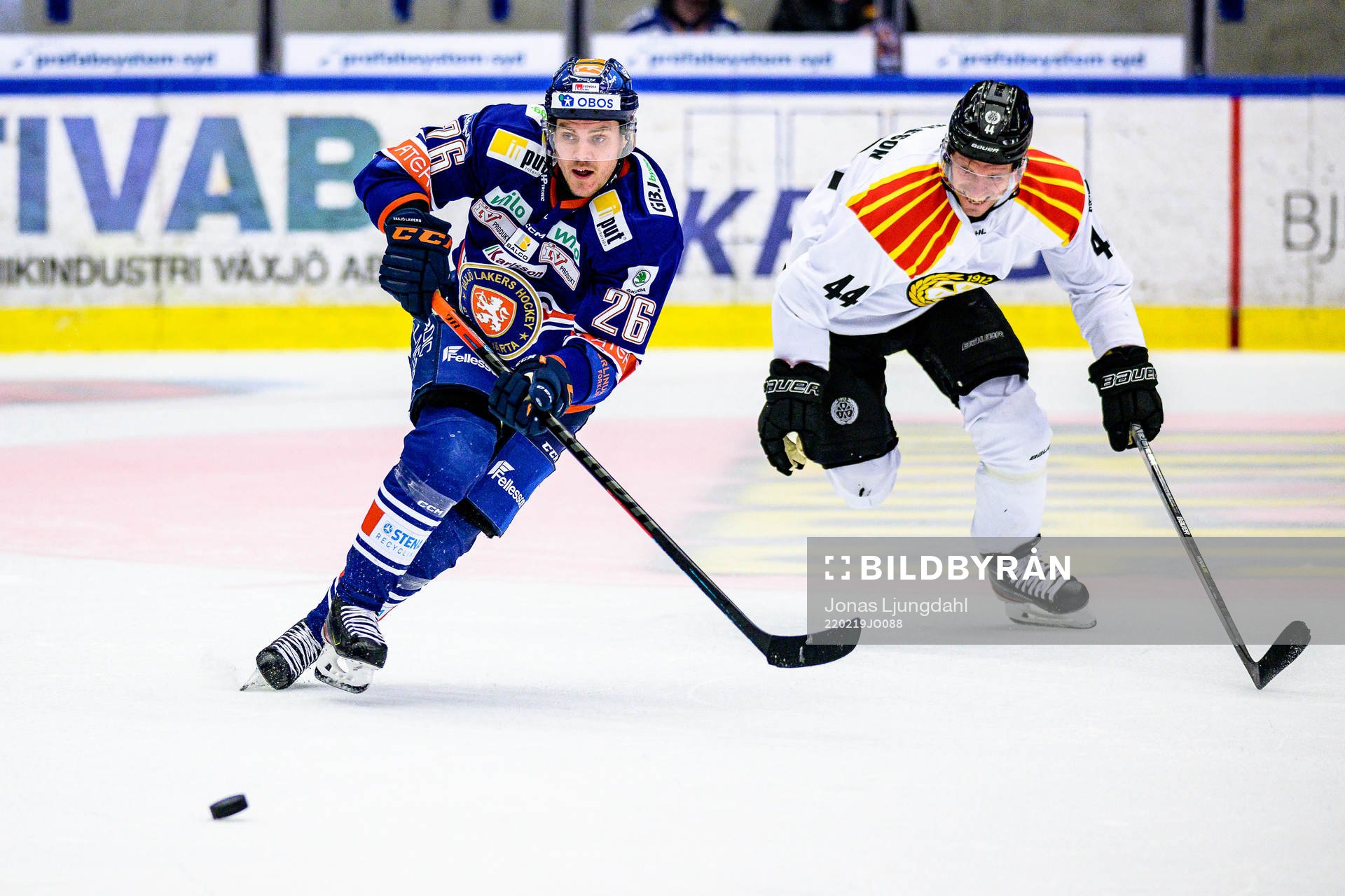 Växjös Joel Kellman och Brynäs Nicklas Danielsson