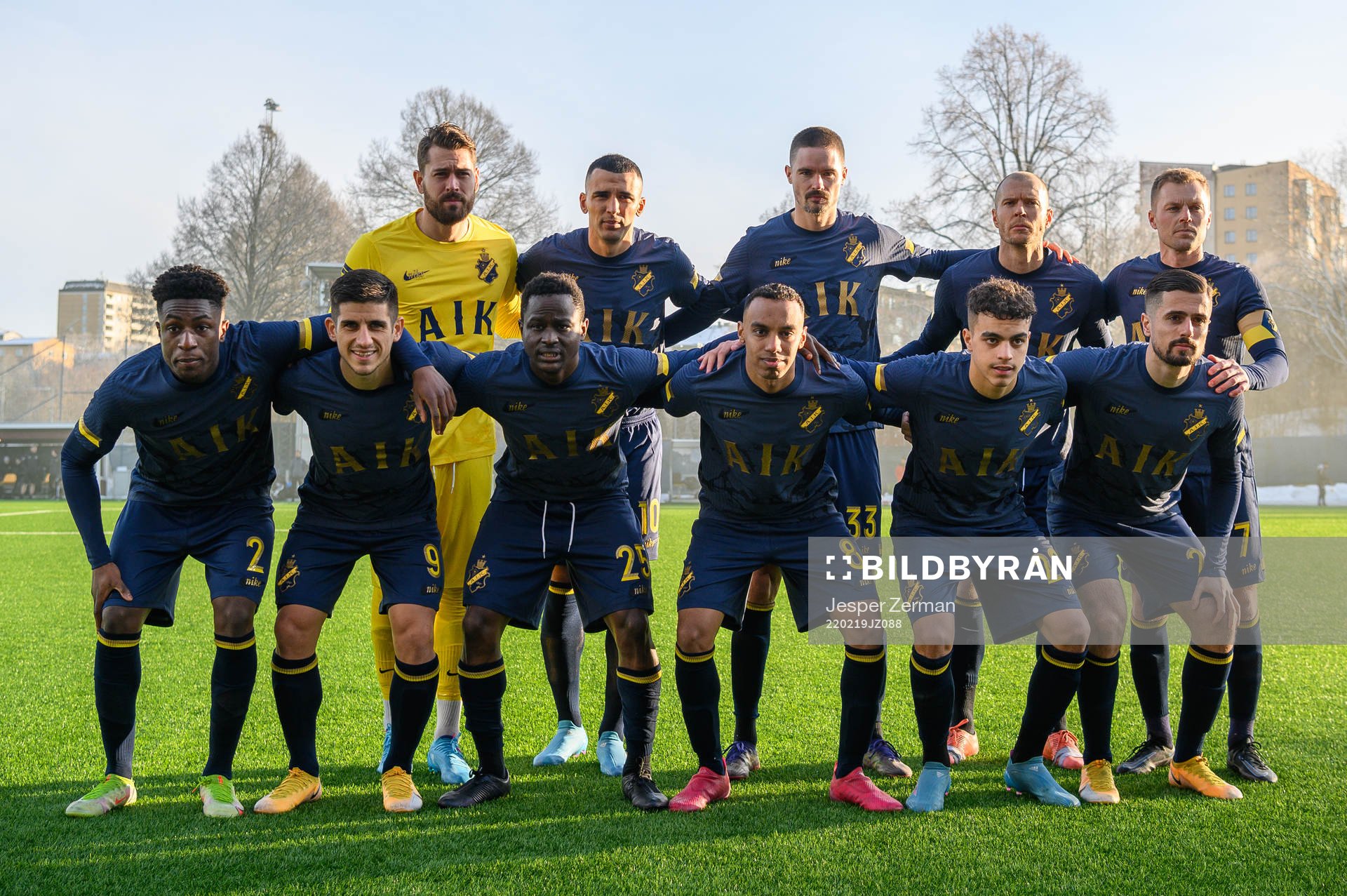 s startelva bestående av målvakt Kristoffer Nordfeldt,