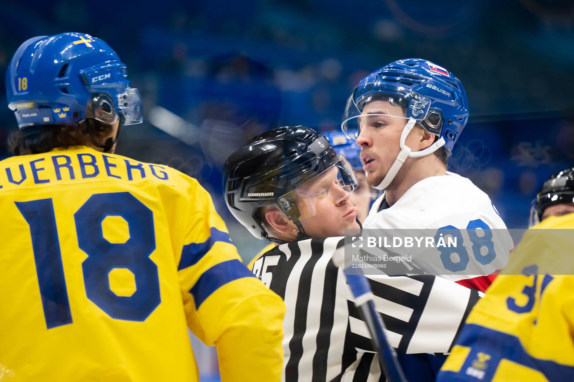 Kristian Pospisil of Slovakia in the men's ice hockey
