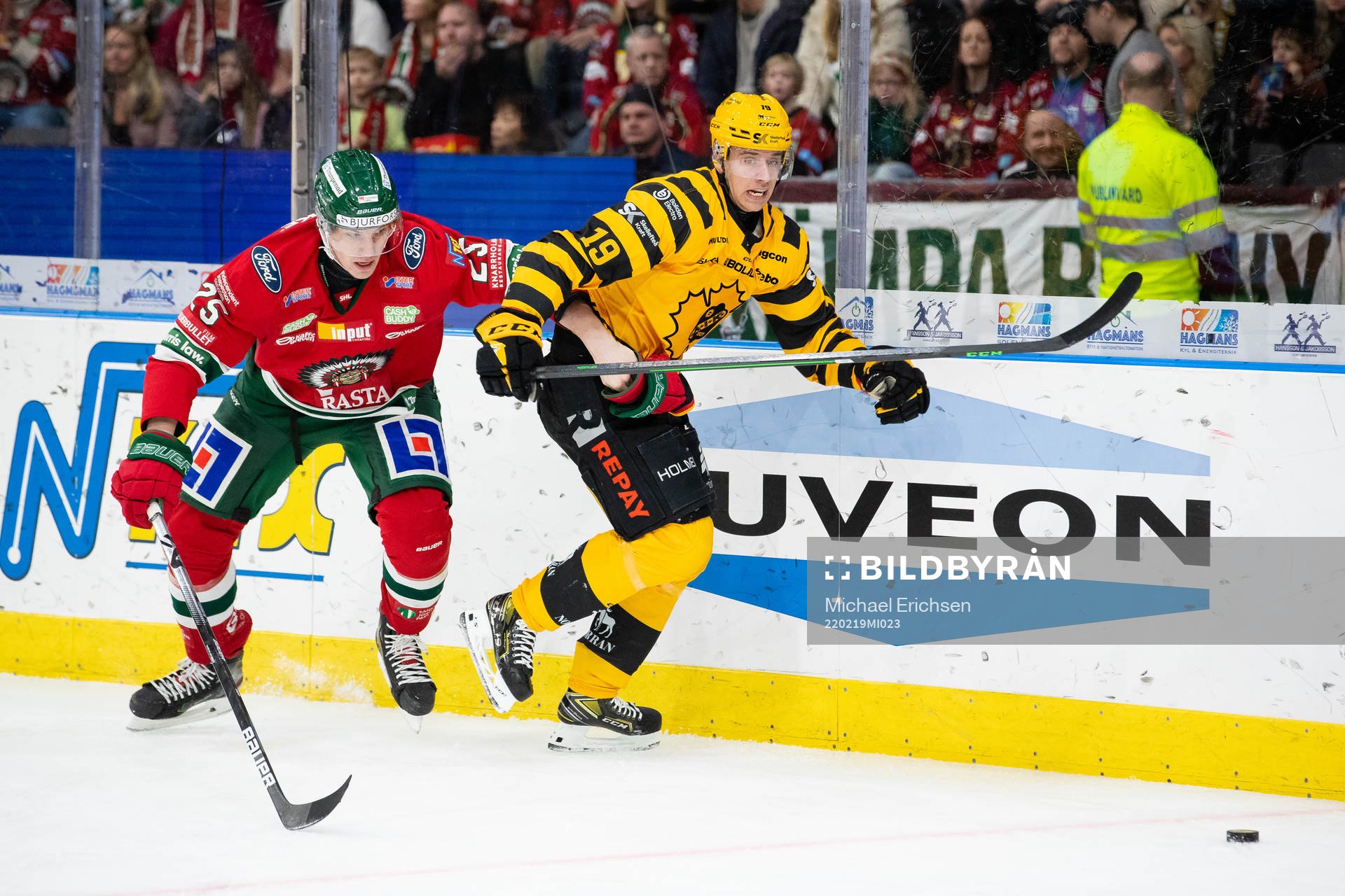 Frölundas Elmer Söderblom och Skellefteås Filip Roos