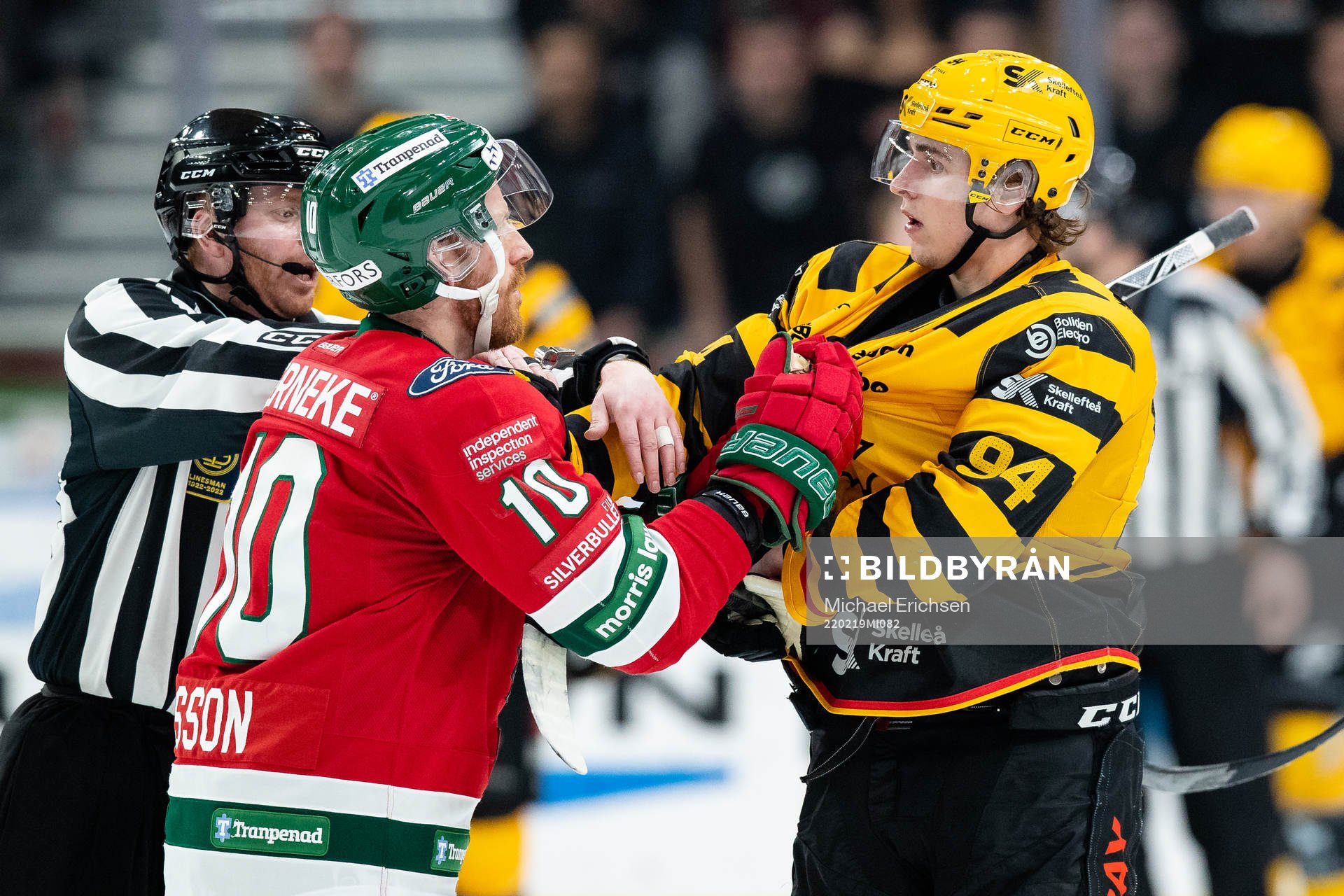 Frölundas Jens Olsson och Skellefteås Linus Karlsson