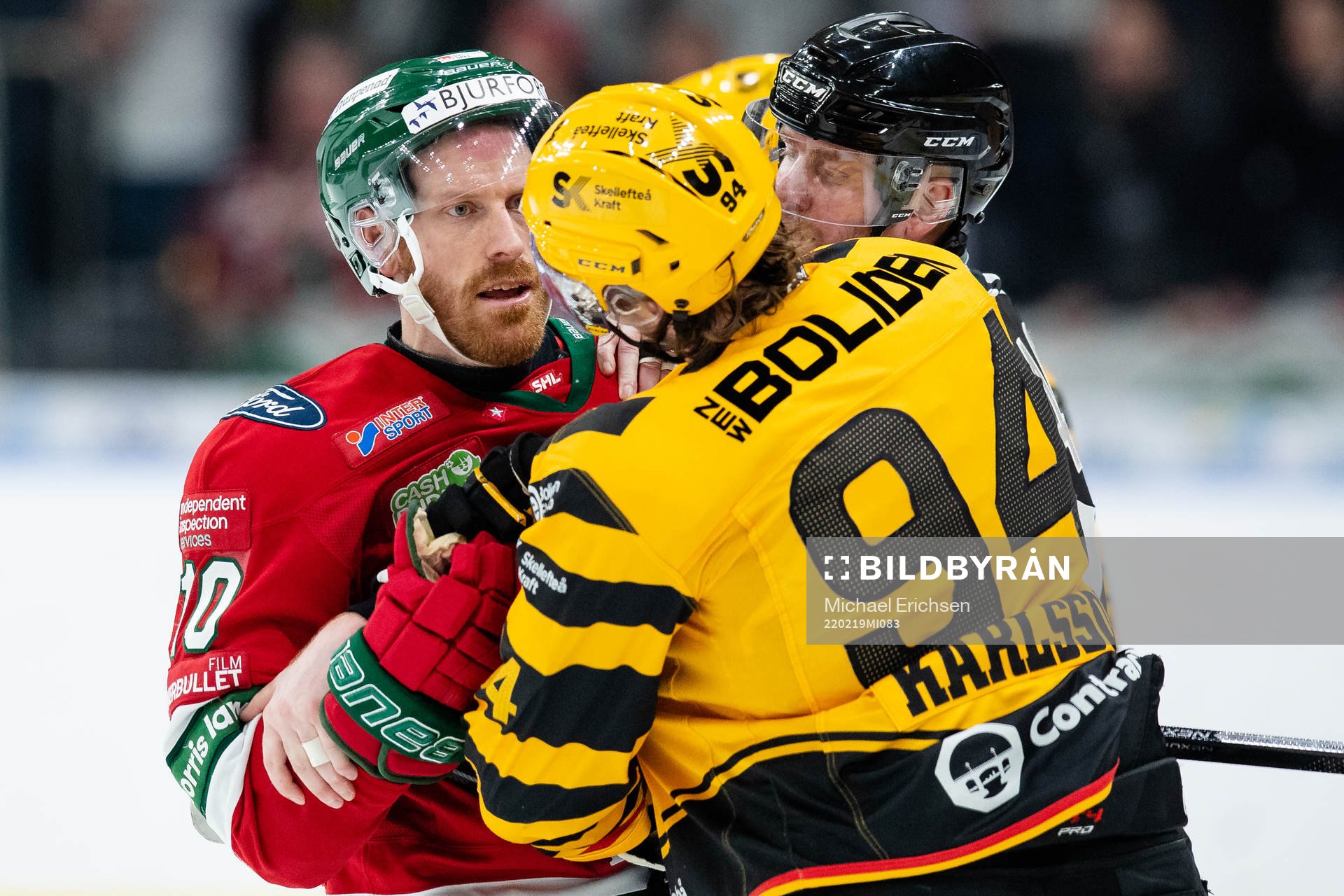 Frölundas Jens Olsson och Skellefteås Linus Karlsson