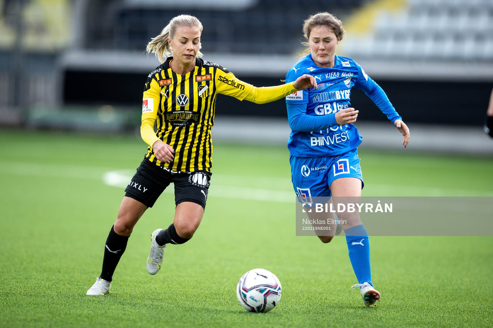 Häckens Lotta Ökvist och Kalmars Annie Habeeb