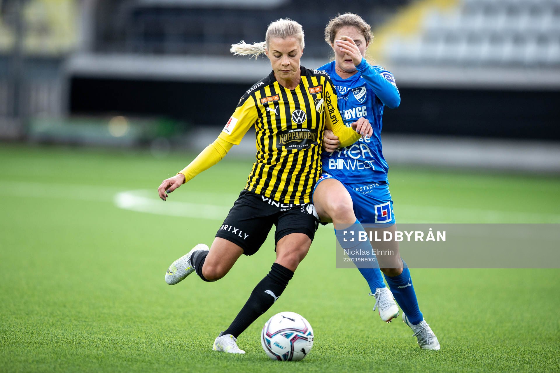 Häckens Lotta Ökvist och Kalmars Annie Habeeb