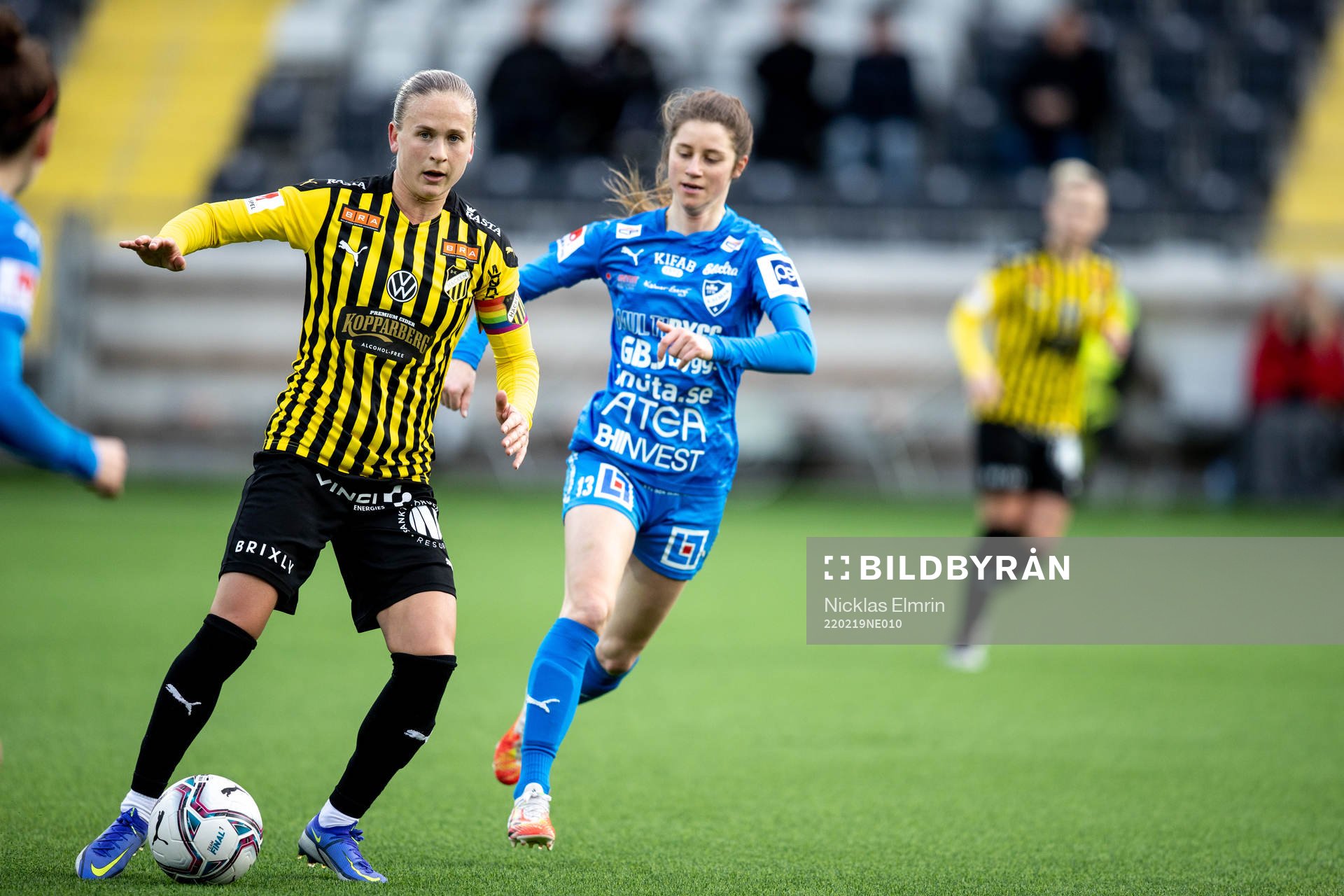 Häckens Filippa Curmark och Kalmars Charléne Nowotny