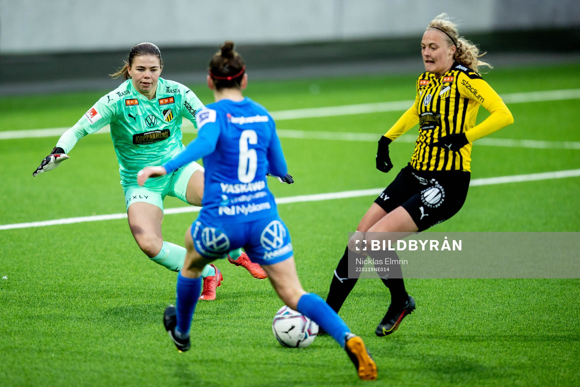 Häckens målvakt Lisa Hall