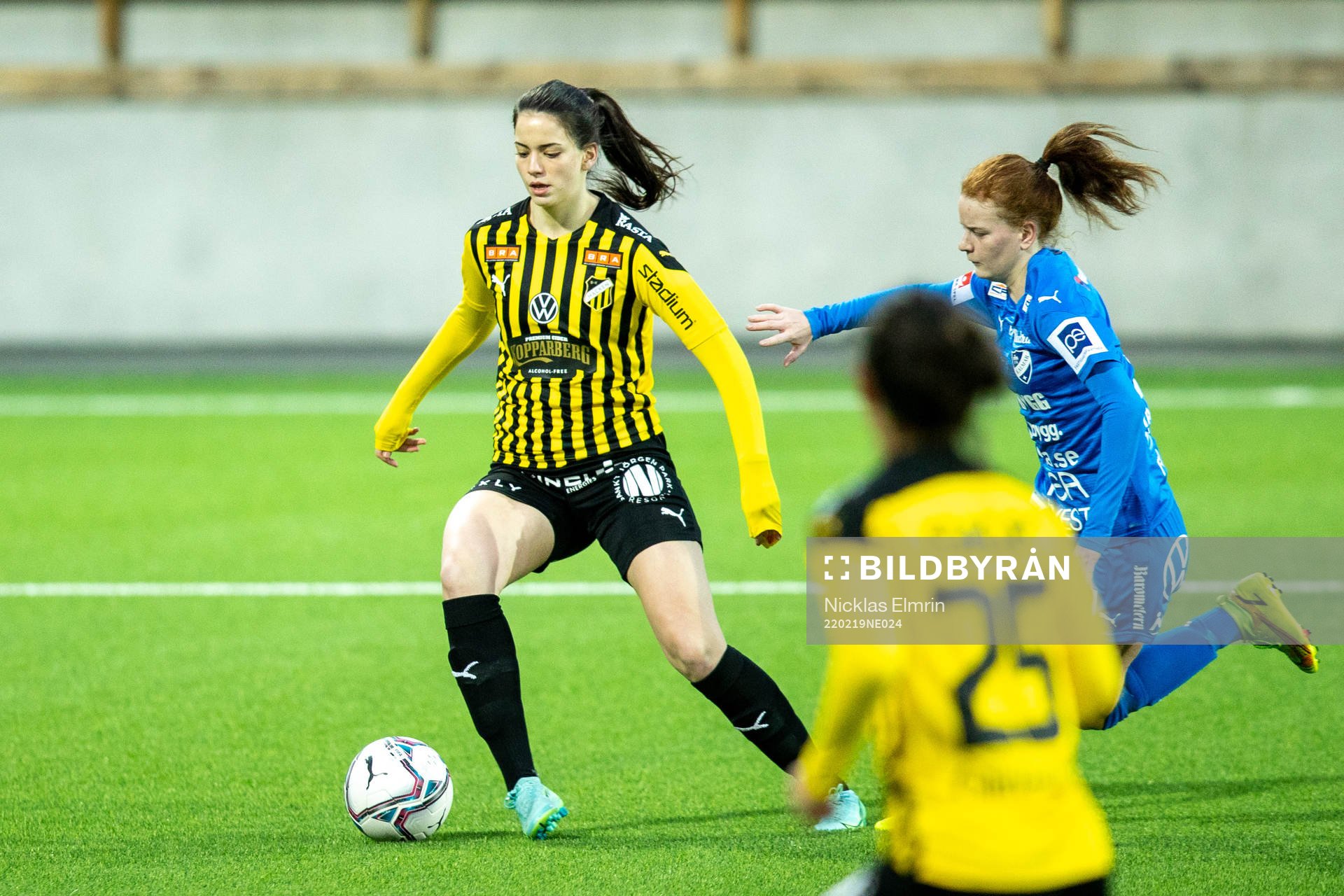 Häckens Andrea Simonovic och Kalmars Emelie Zakrisson