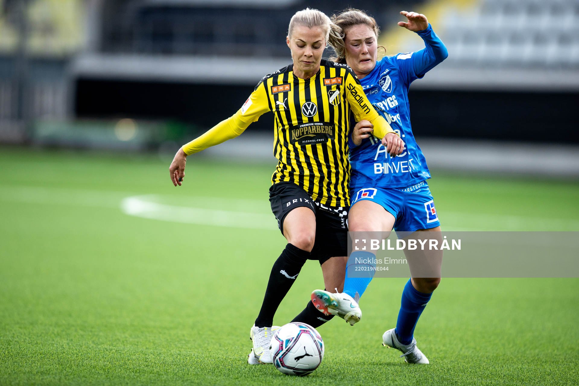 Häckens Lotta Ökvist och Kalmars Annie Habeeb