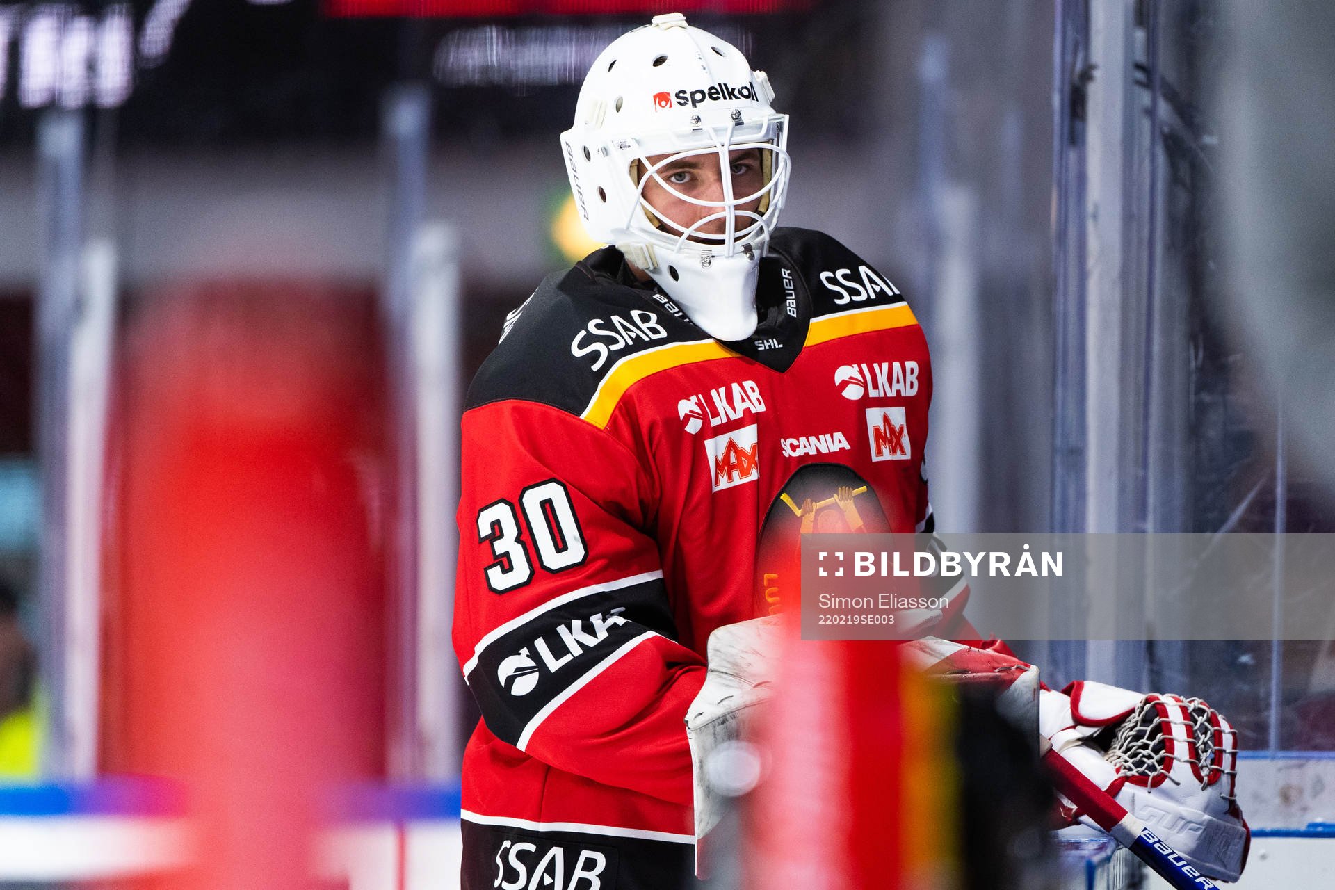 Luleås målvakt Sebastian Andersson