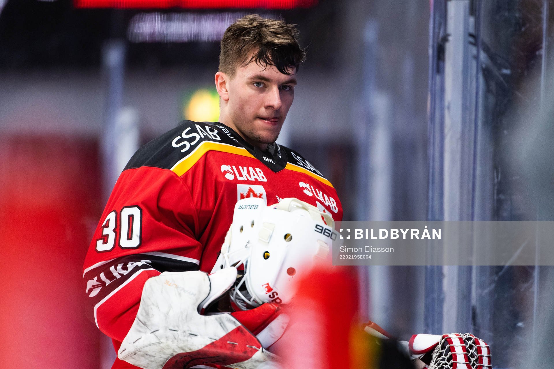 Luleås målvakt Sebastian Andersson