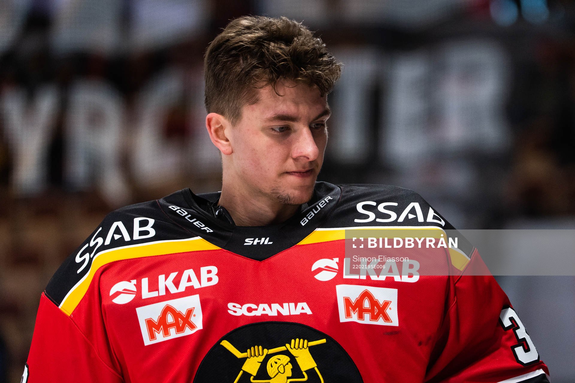 Luleås målvakt Sebastian Andersson