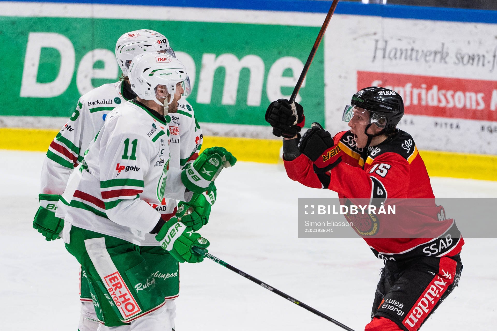 Luleås Carl Mattsson jublar
