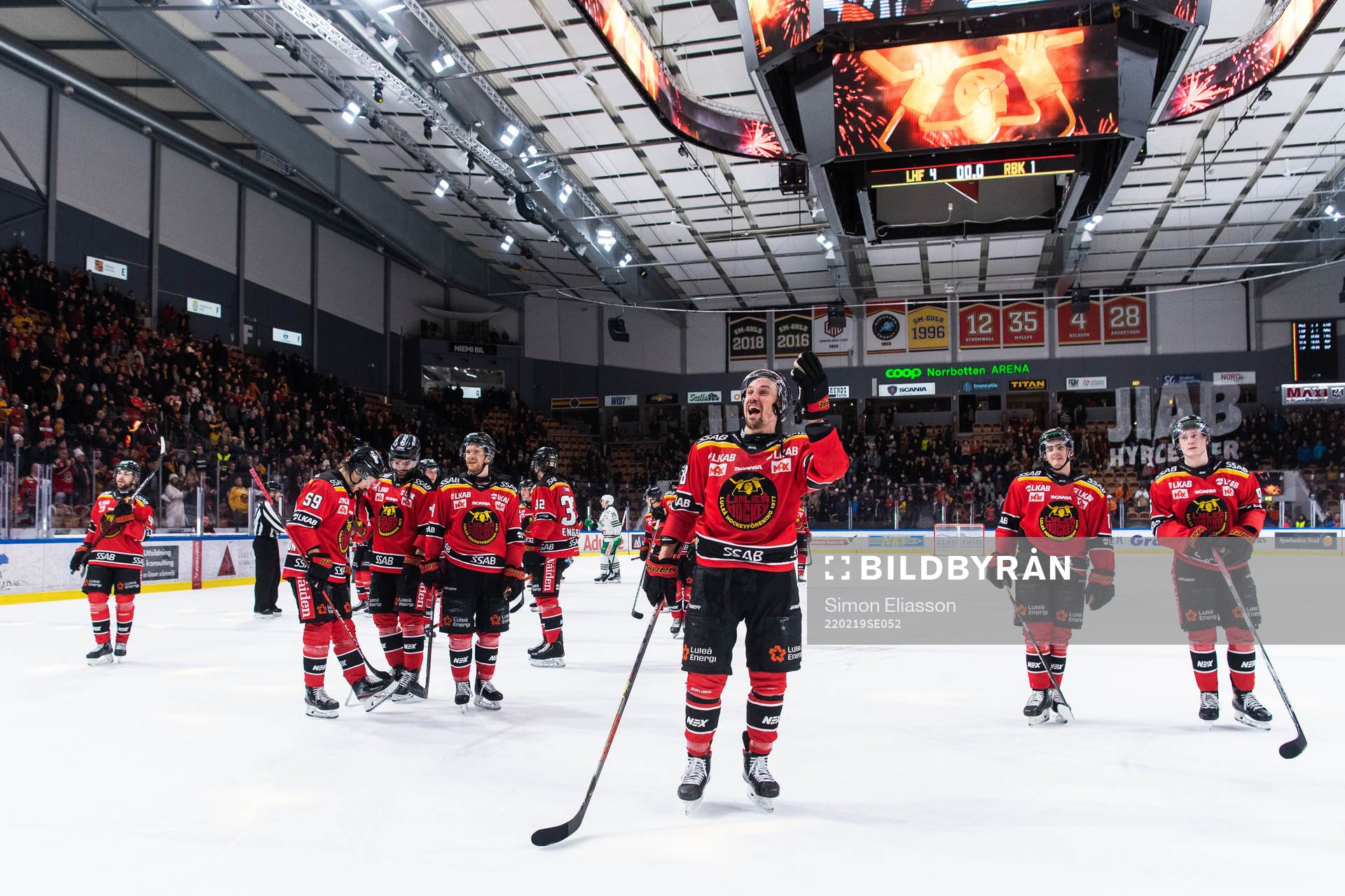 Luleås Sami Lepistö jublar