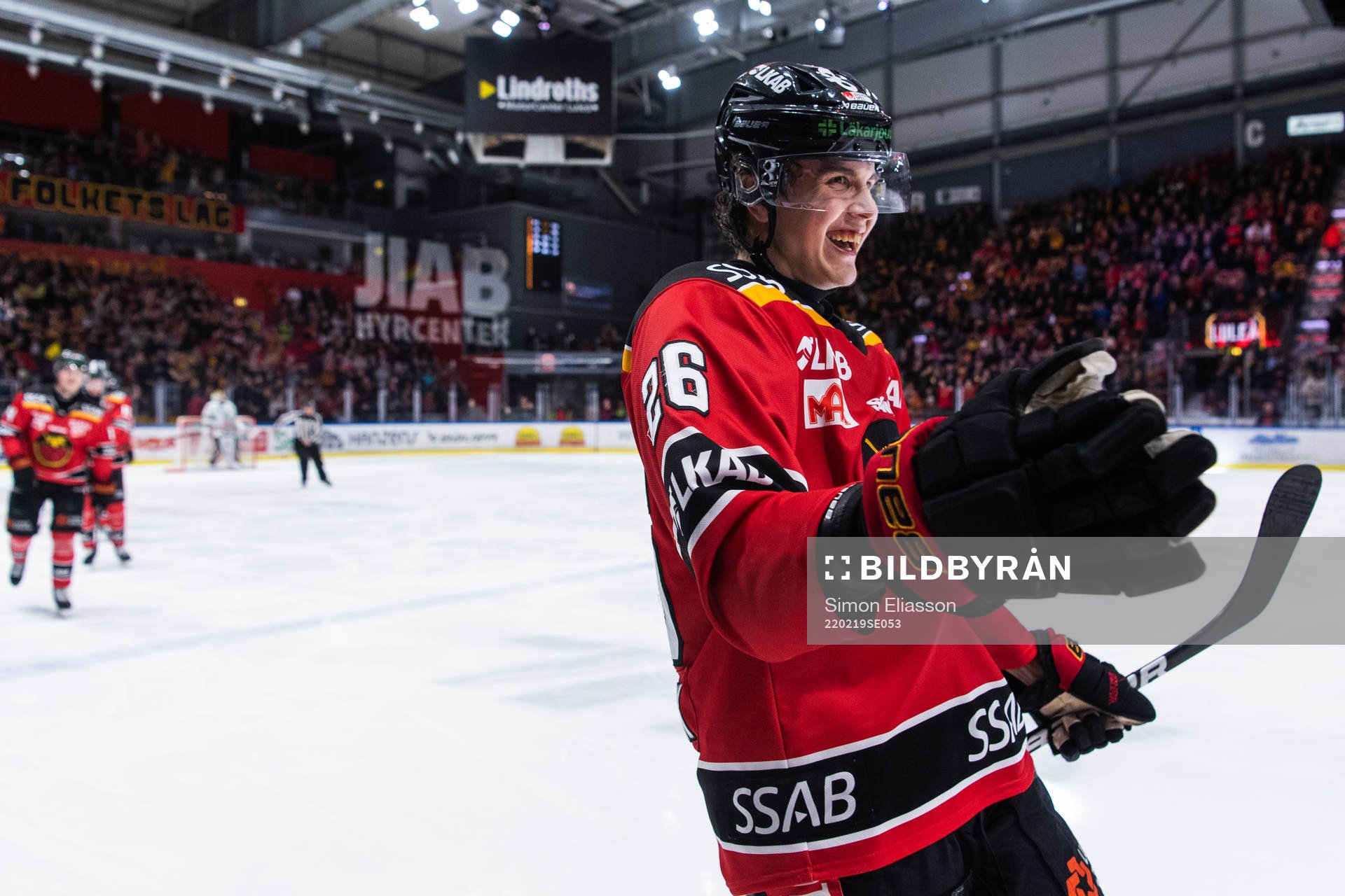 Luleås Radek Muzik jublar