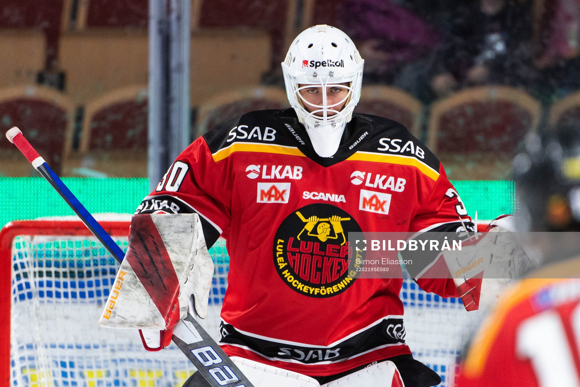 Luleås målvakt Sebastian Andersson