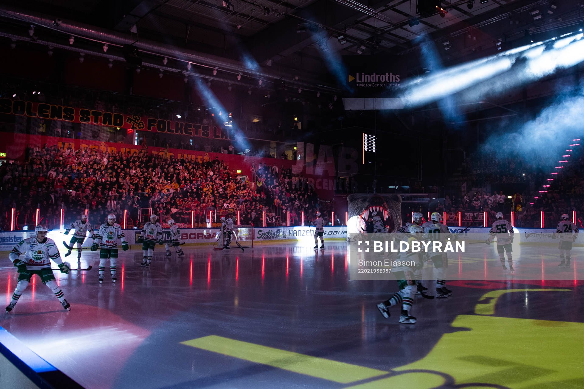 Supportrar på läktaren