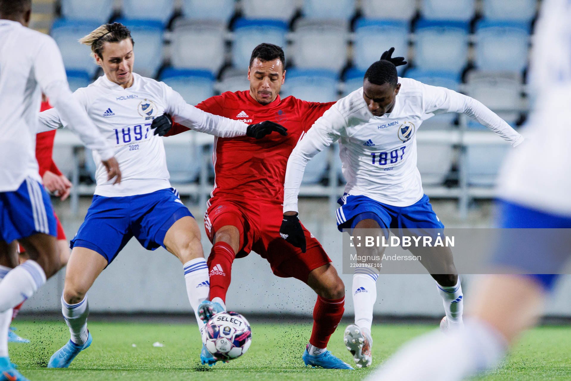 IFK Norrköpings Jonathan Levi och Godswill Ekpolo