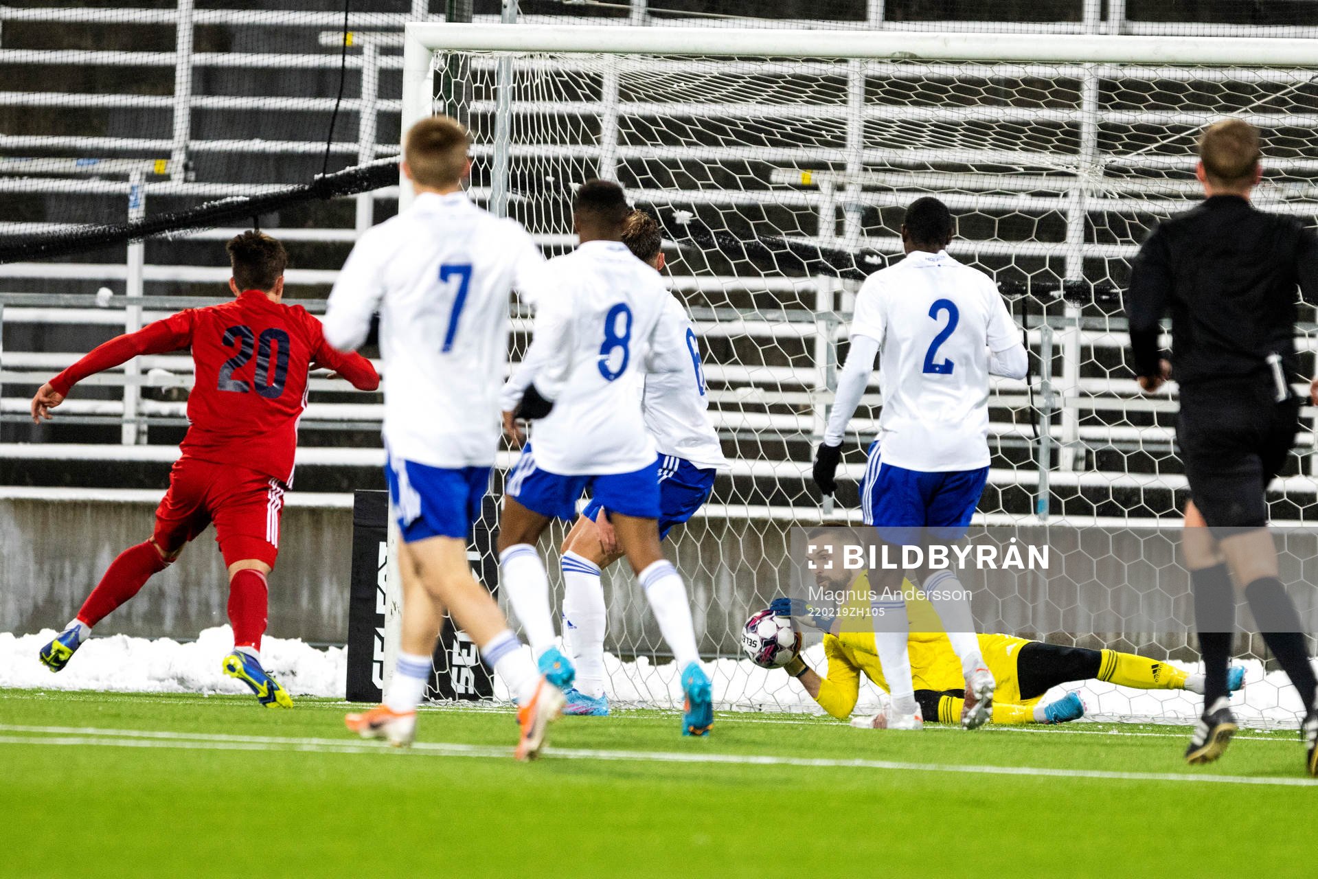 Östers Alen Zahirovic framför mål när IFK Norrköpings