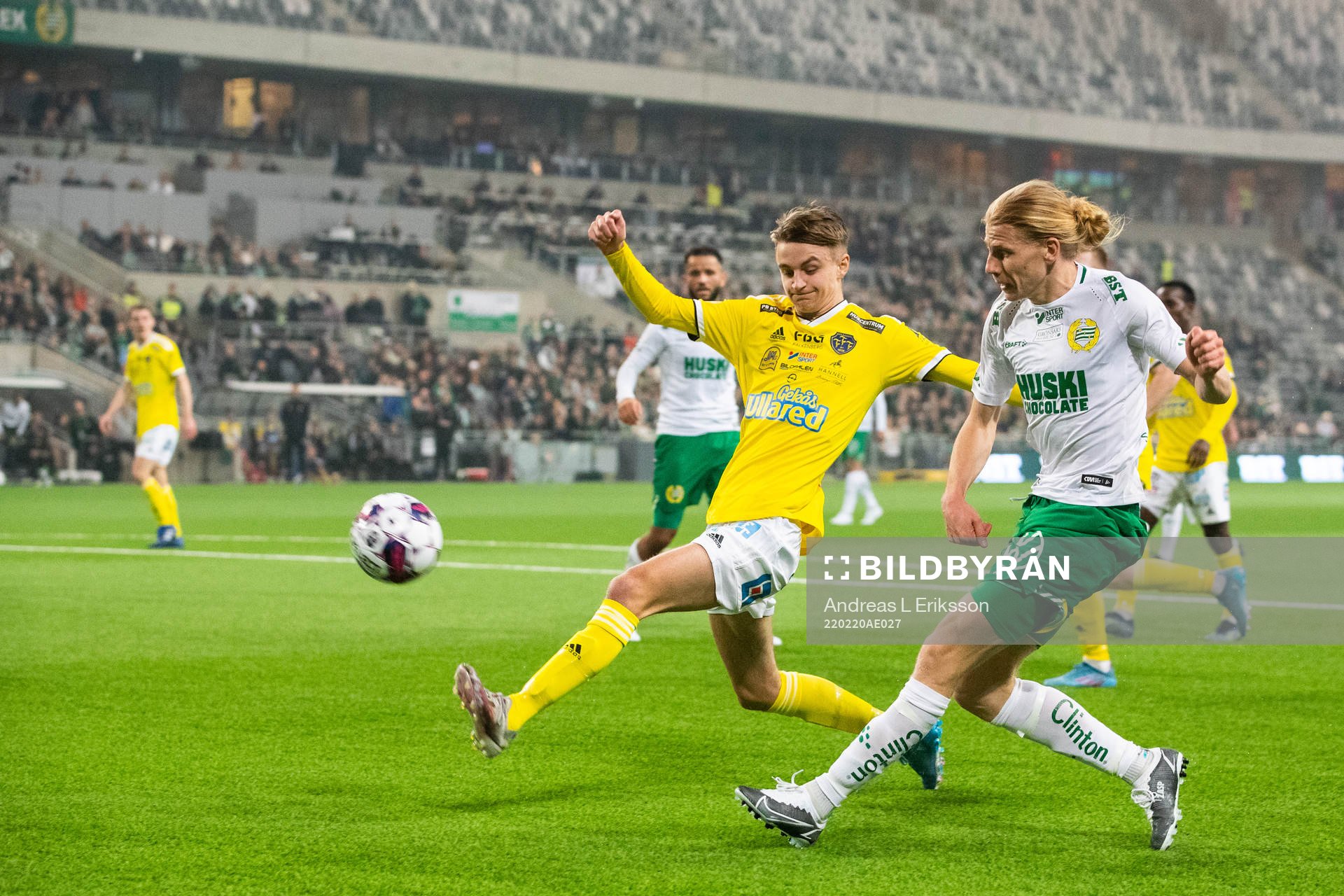 Falkenbergs Melker Larsson och Hammarbys Gustav Ludwigson