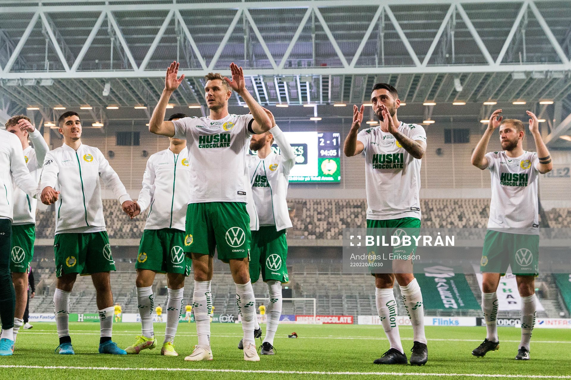 Hammarbys Mayckel Lahdo, Richard Magyar och Nahir Besara