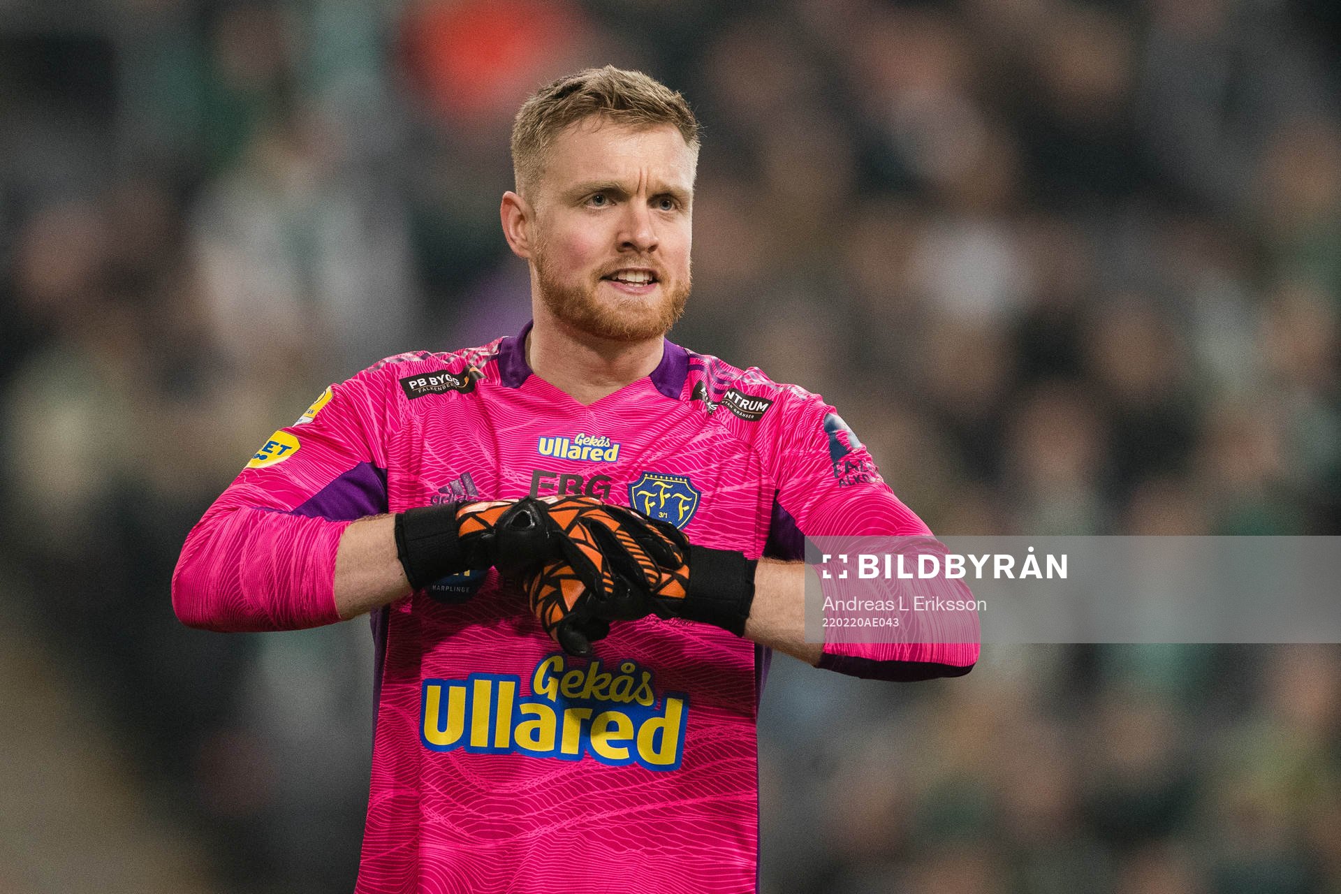 Falkenbergs målvakt Tim Erlandsson