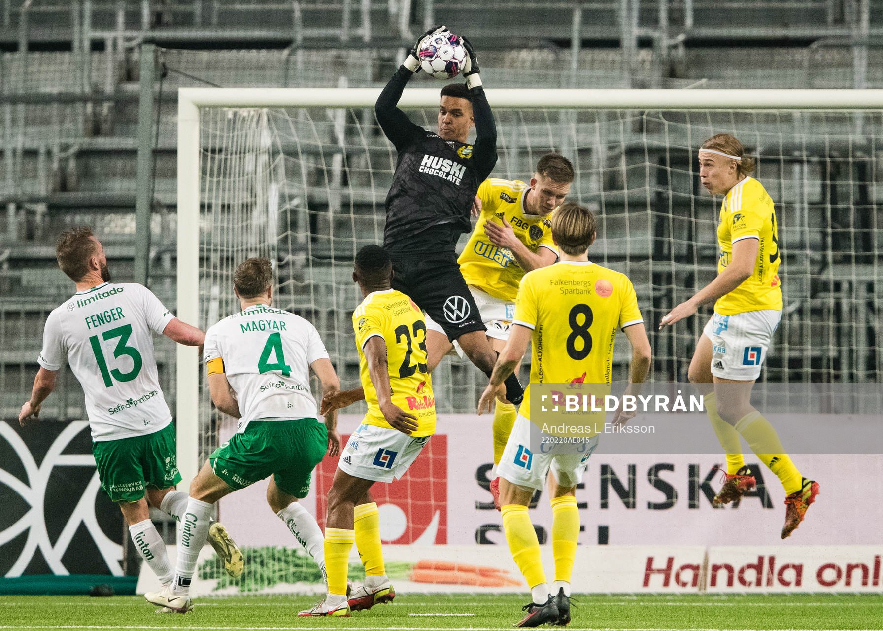 Hammarbys målvakt Oliver Dovin