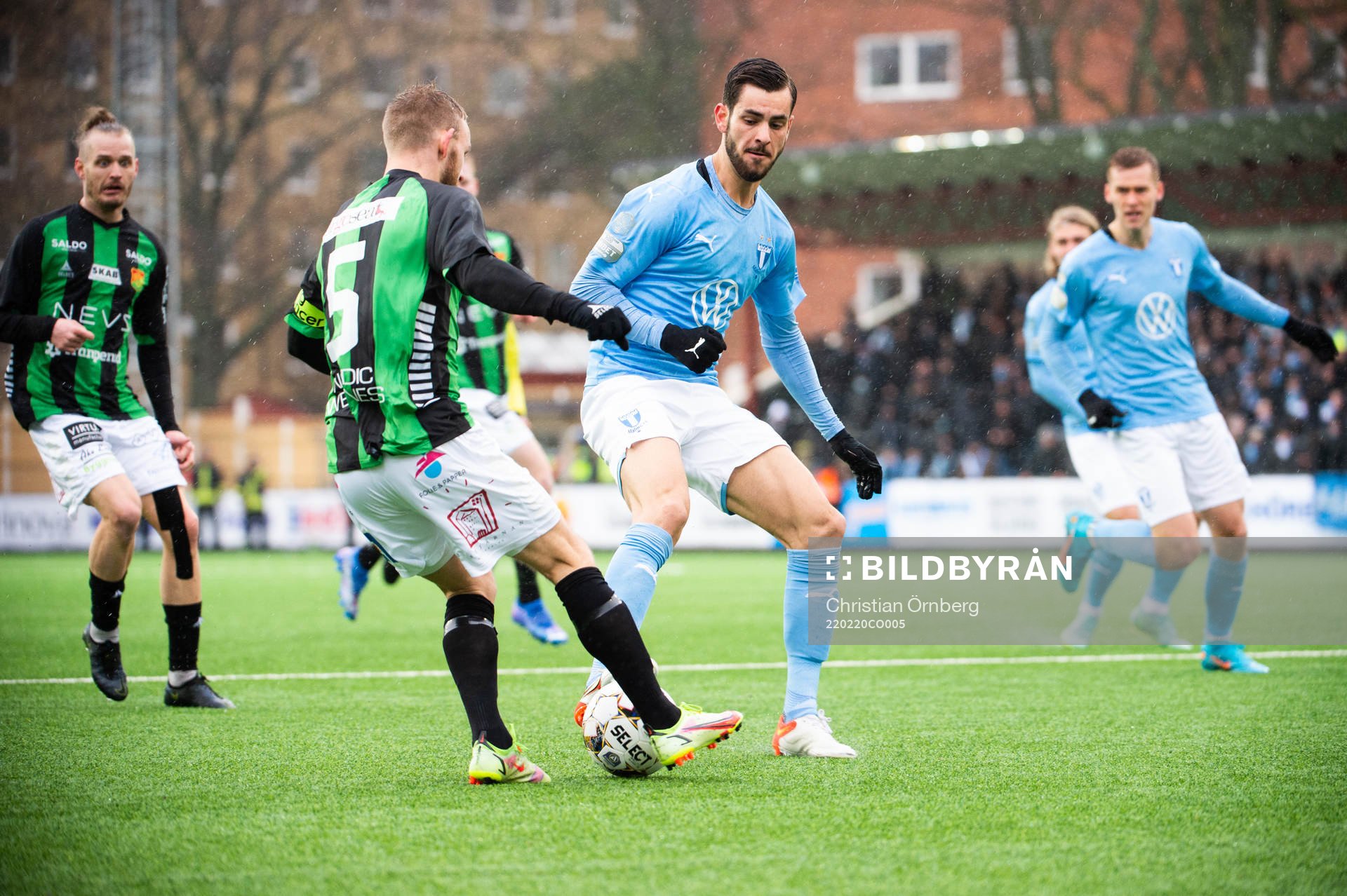 GAIS Niklas Andersen och Malmö FFs Adi Nalic