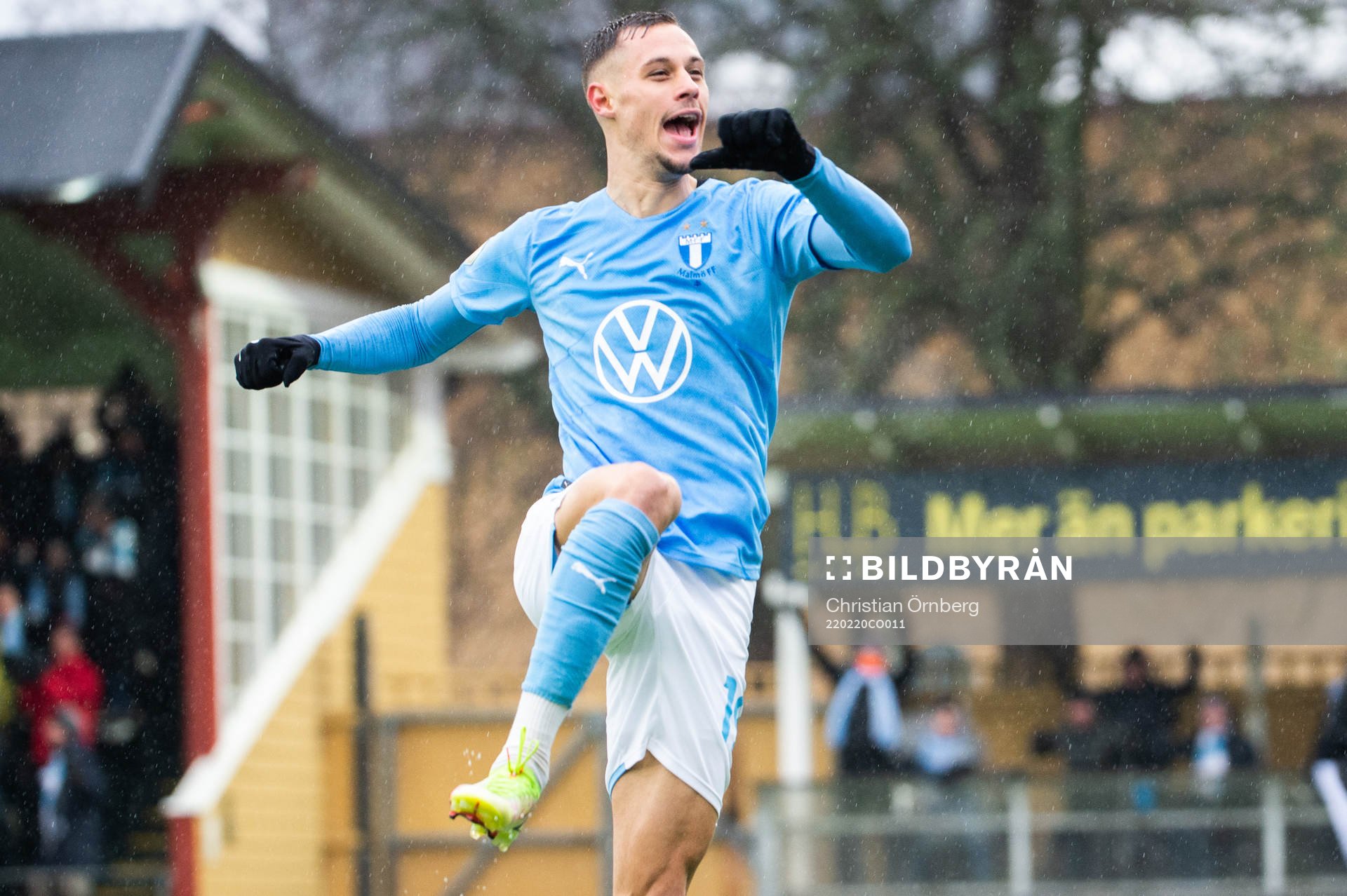 Malmö FFs Veljko Birmancevic jublar